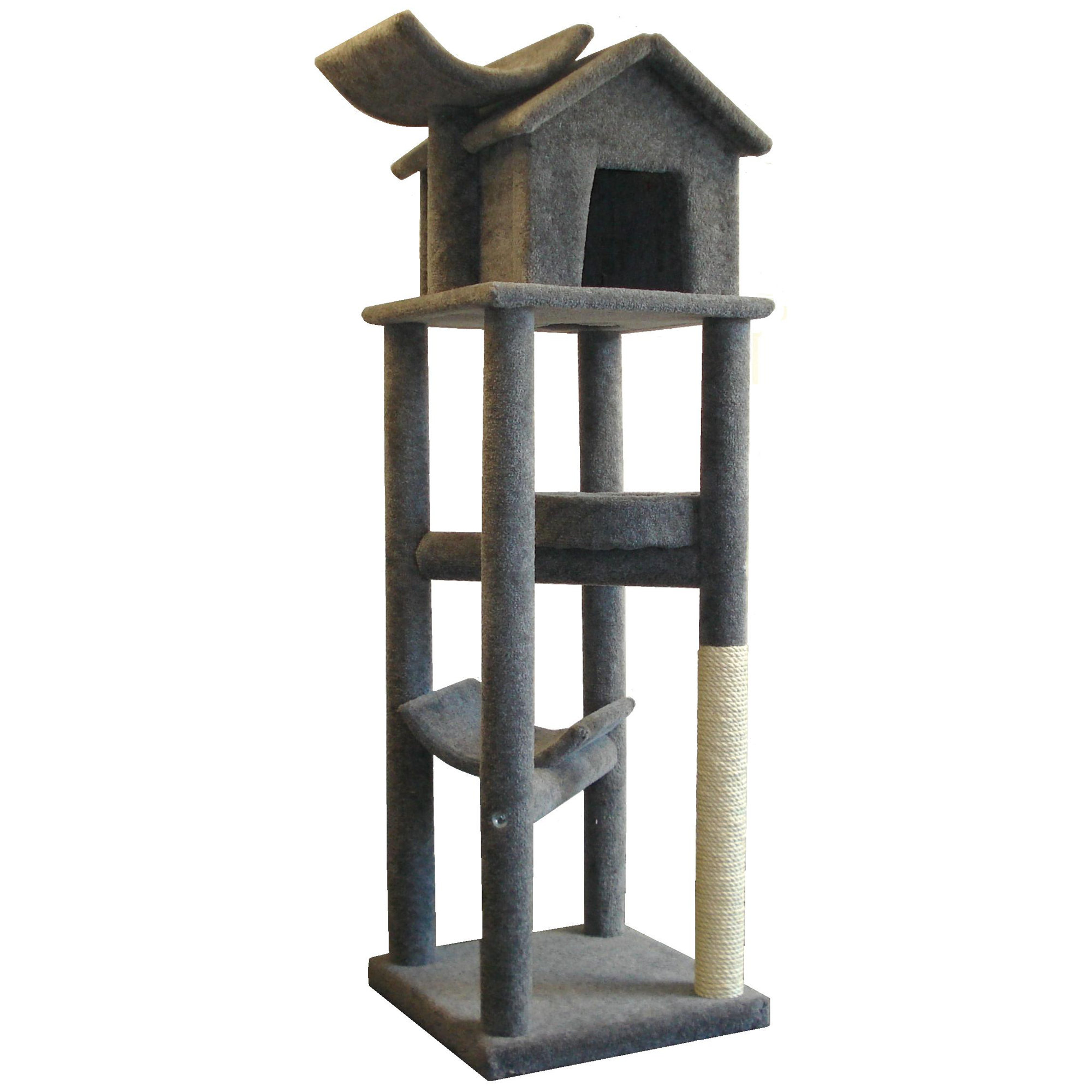 Molly and Friends 76" The Tree House Cat Tree & Reviews Wayfair