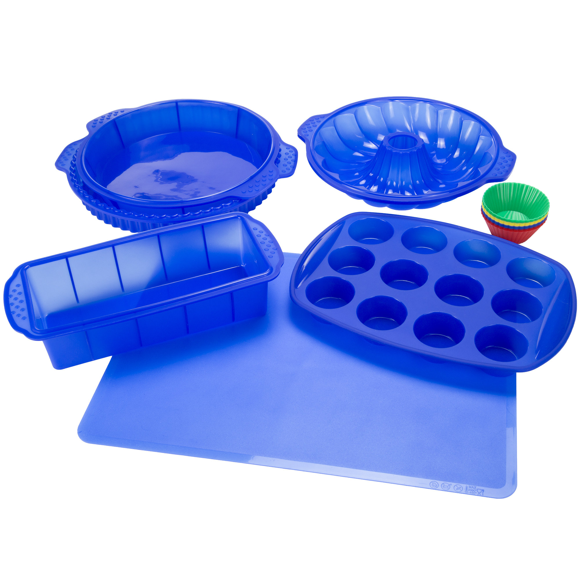 Classic Cuisine NonStick 18 Piece Silicone Bakeware Set & Reviews