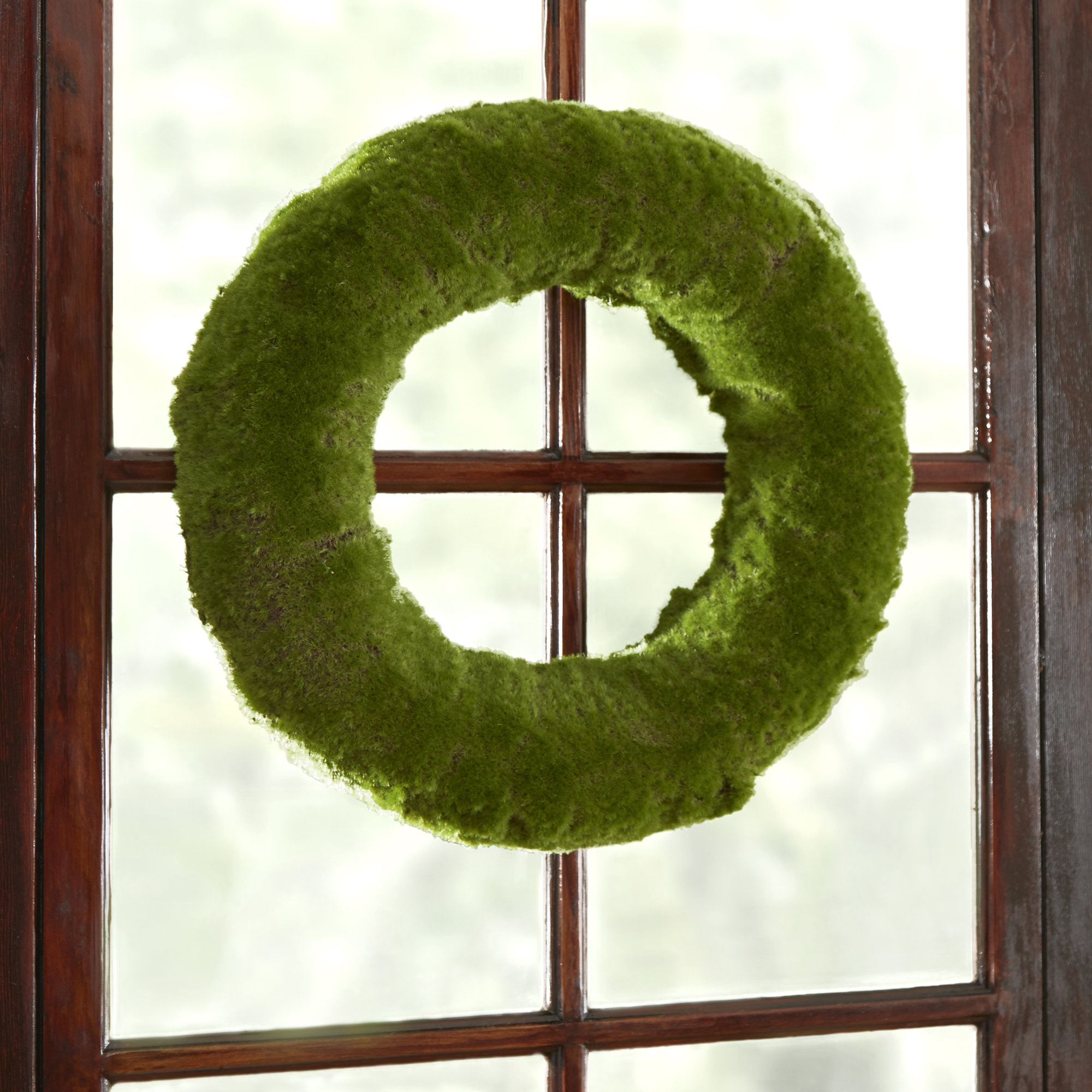 Faux Moss Wreath & Reviews Birch Lane