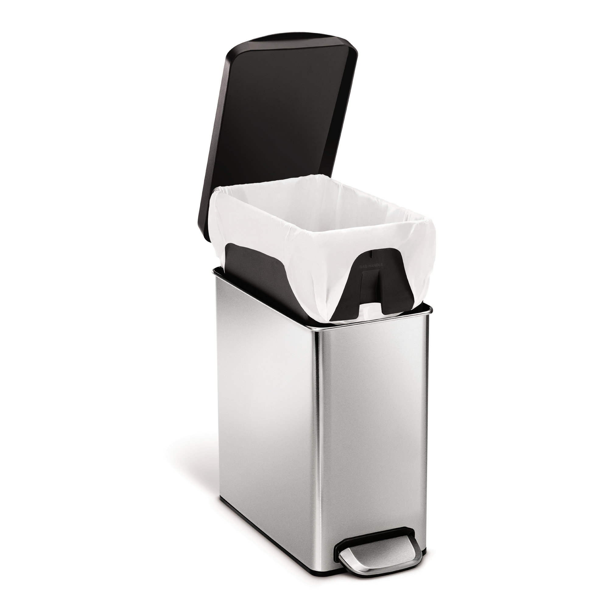 Simplehuman Pull Out And In Cabinet Trash Cans Garbage Bins Review Your In Cabinet Can