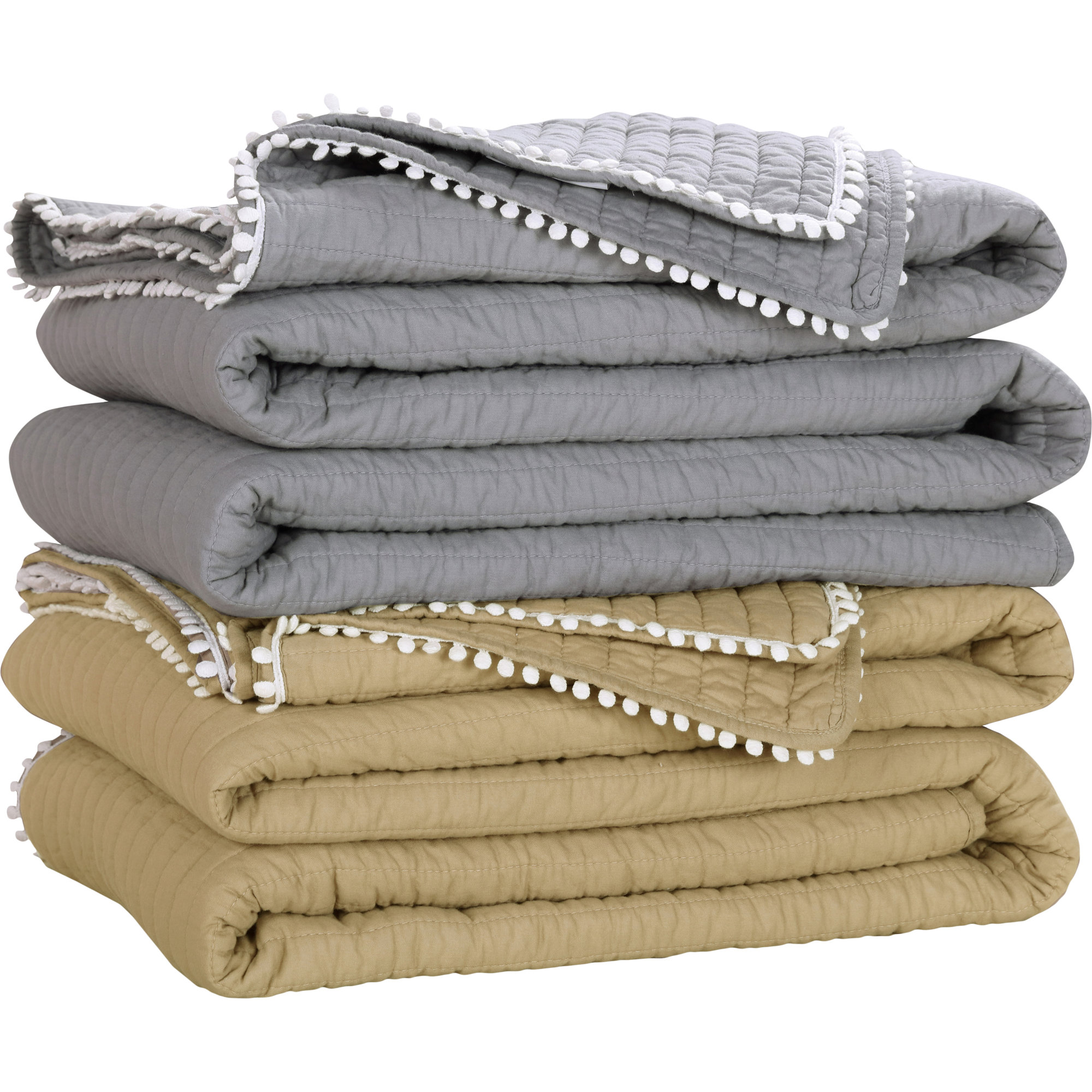Greenland Home Fashions Pom Pom Quilt Set & Reviews Wayfair
