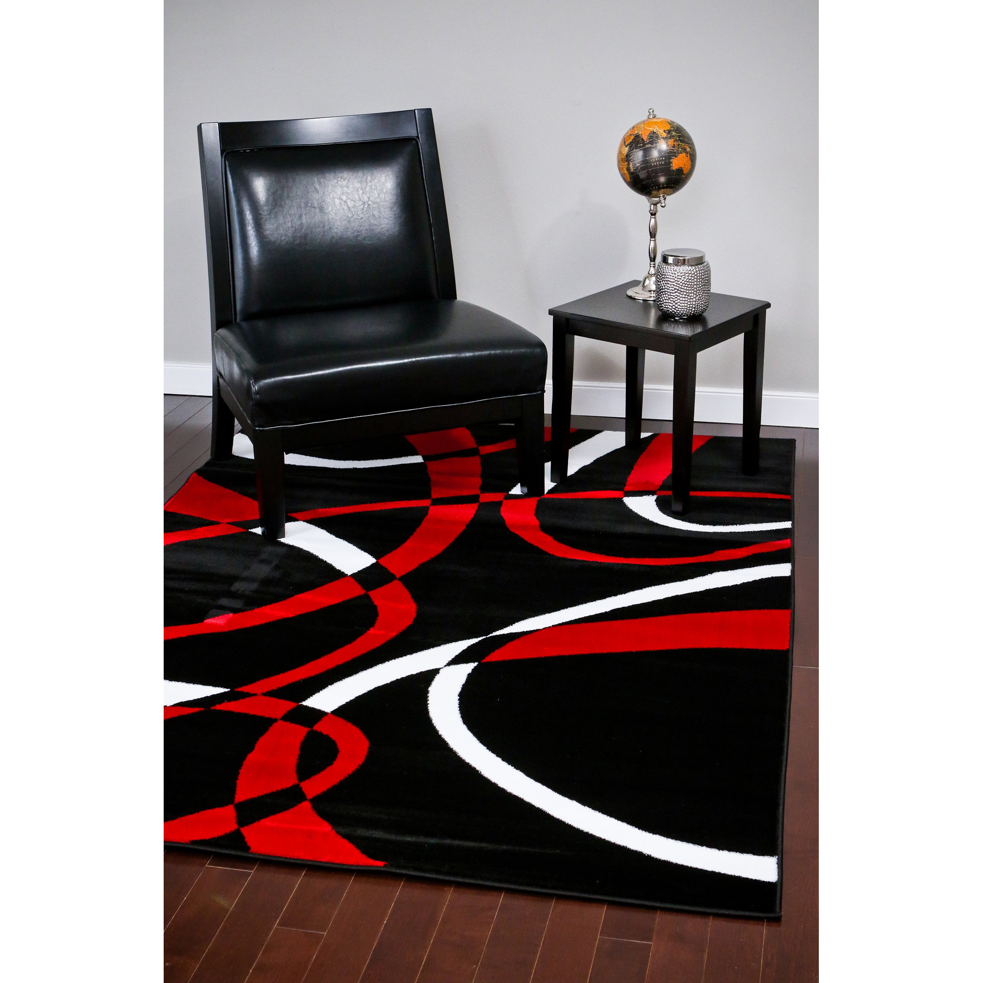 Persianrugs Modern Red Area Rug & Reviews Wayfair