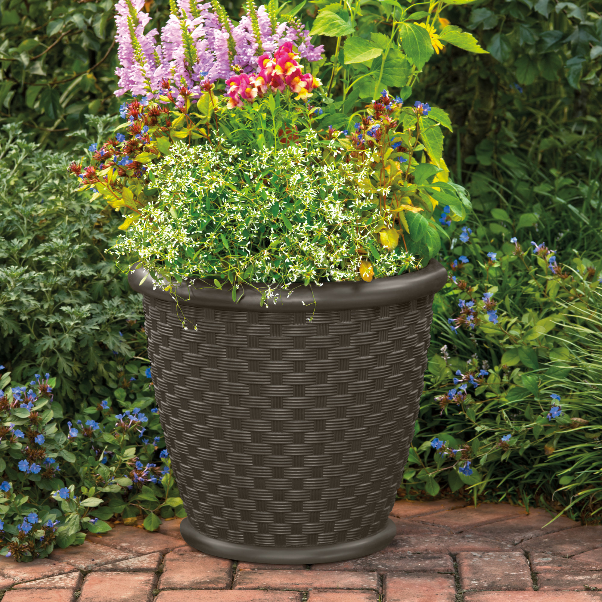 Suncast Sonora Resin Pot Planter &amp; Reviews Wayfair