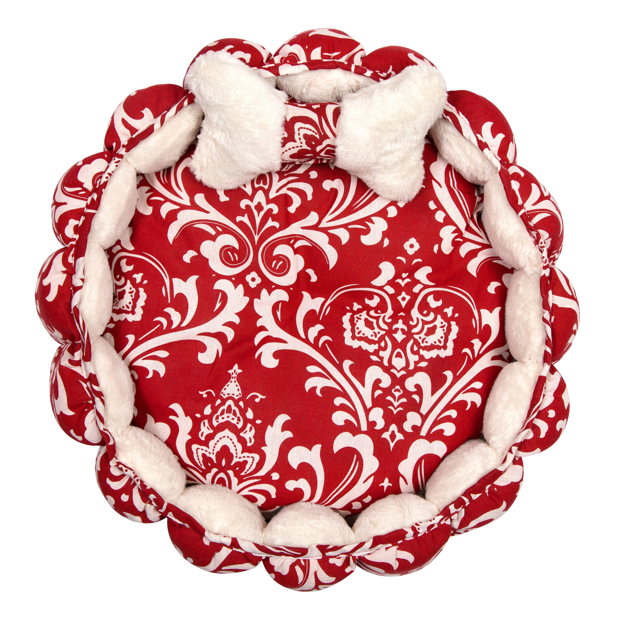 Best Friends By Sheri Amsterdam Royal Cuddler Dog Bed with Toy Bone