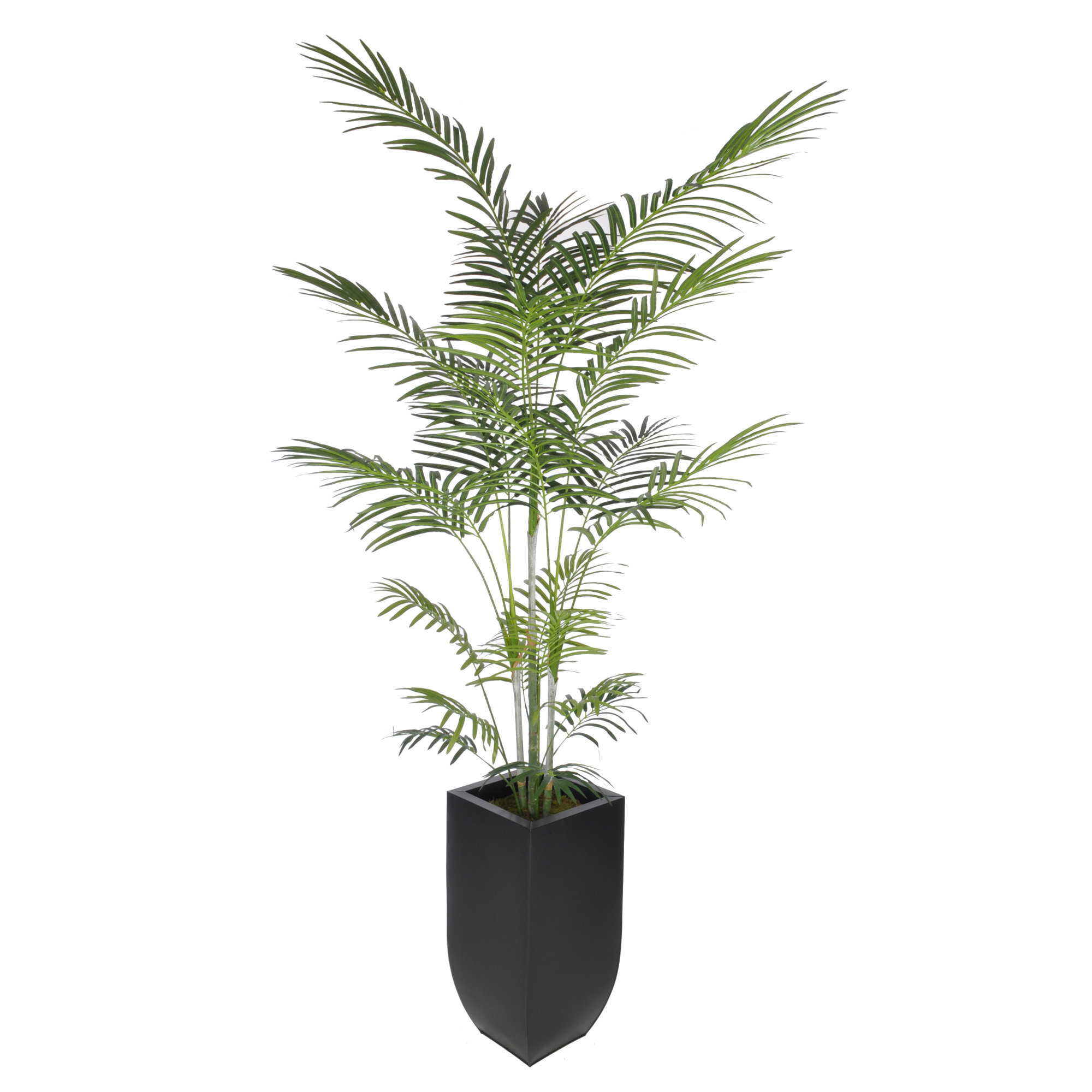 Bay Isle Home Artificial Areca Palm Tree Floor Plant in Planter