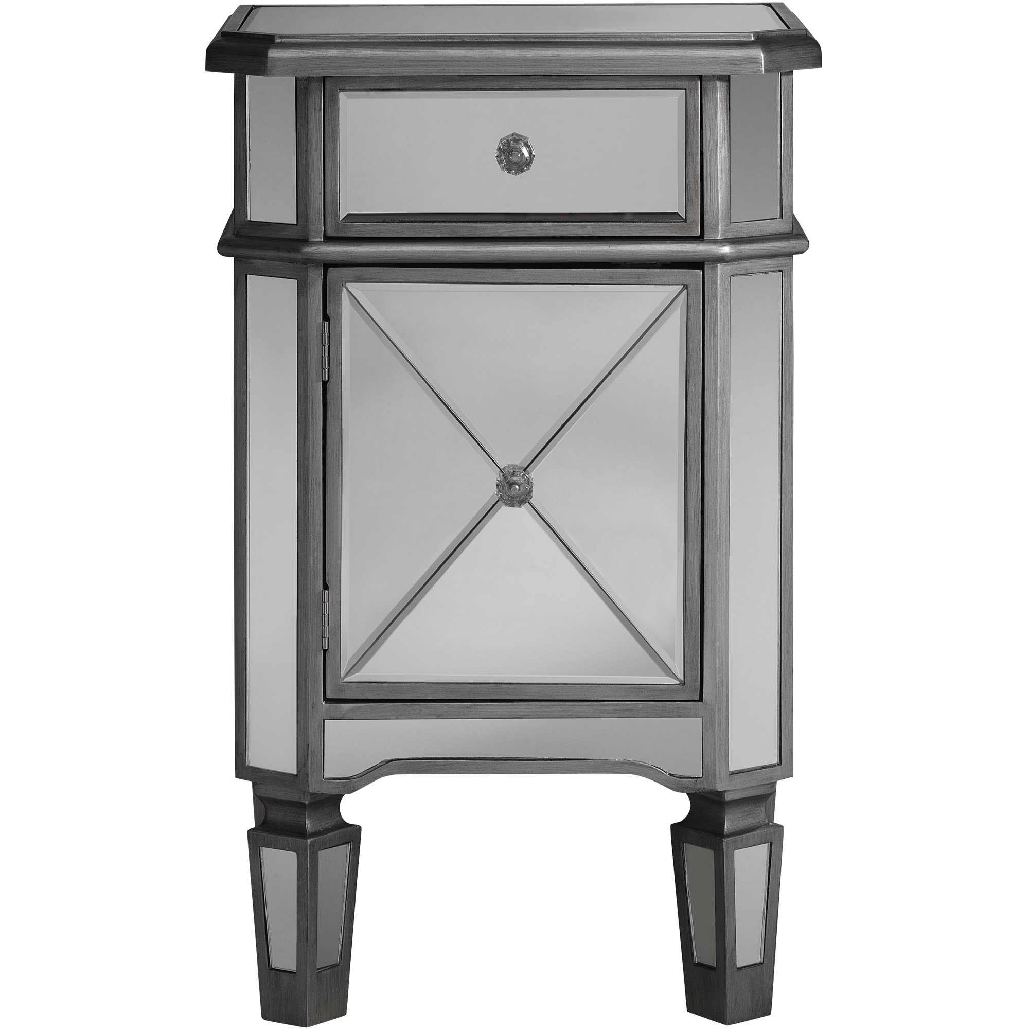 Saybrook Mirrored Side Table & Reviews Joss & Main