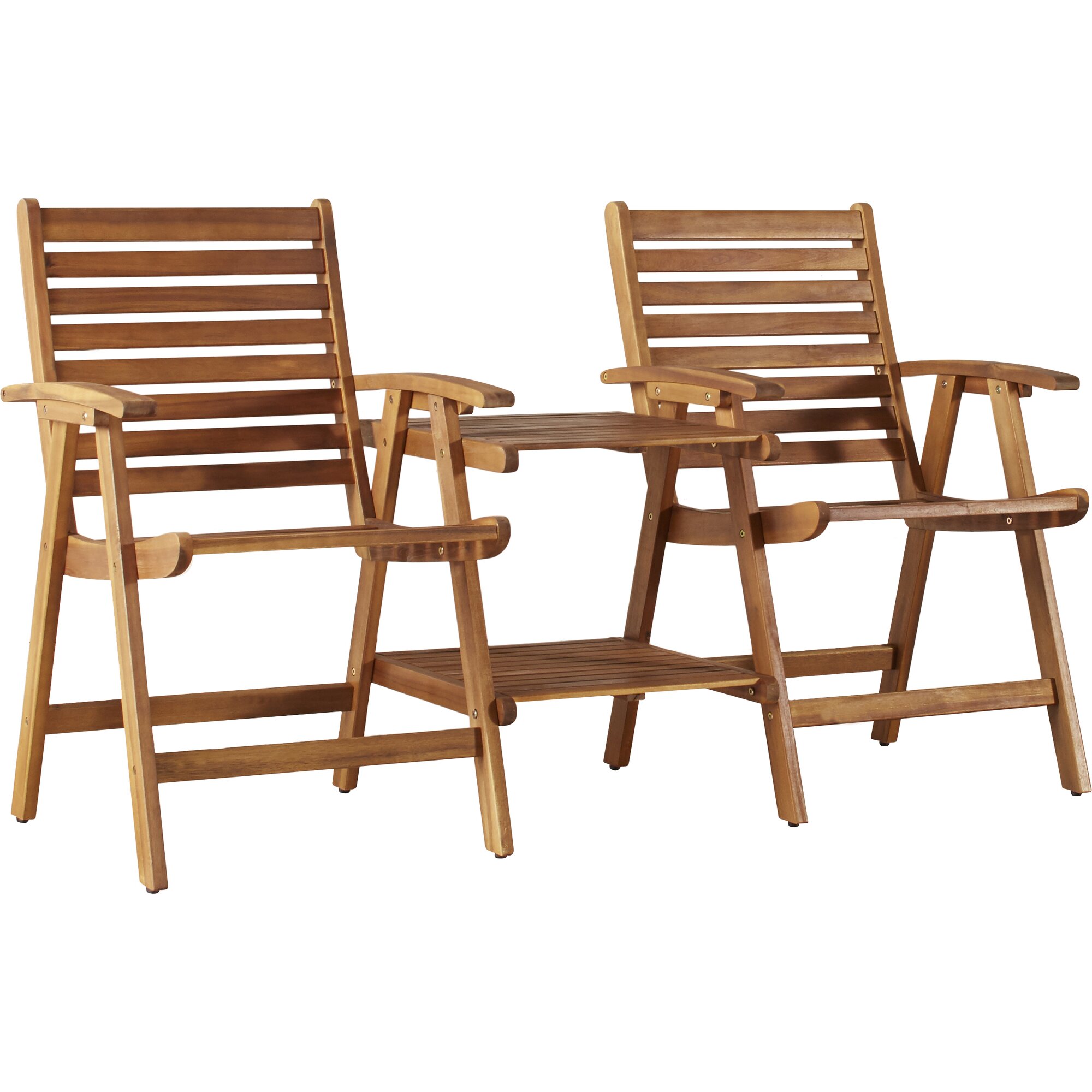 Beachcrest Home Dempsey Wood Garden Bench &amp; Reviews 