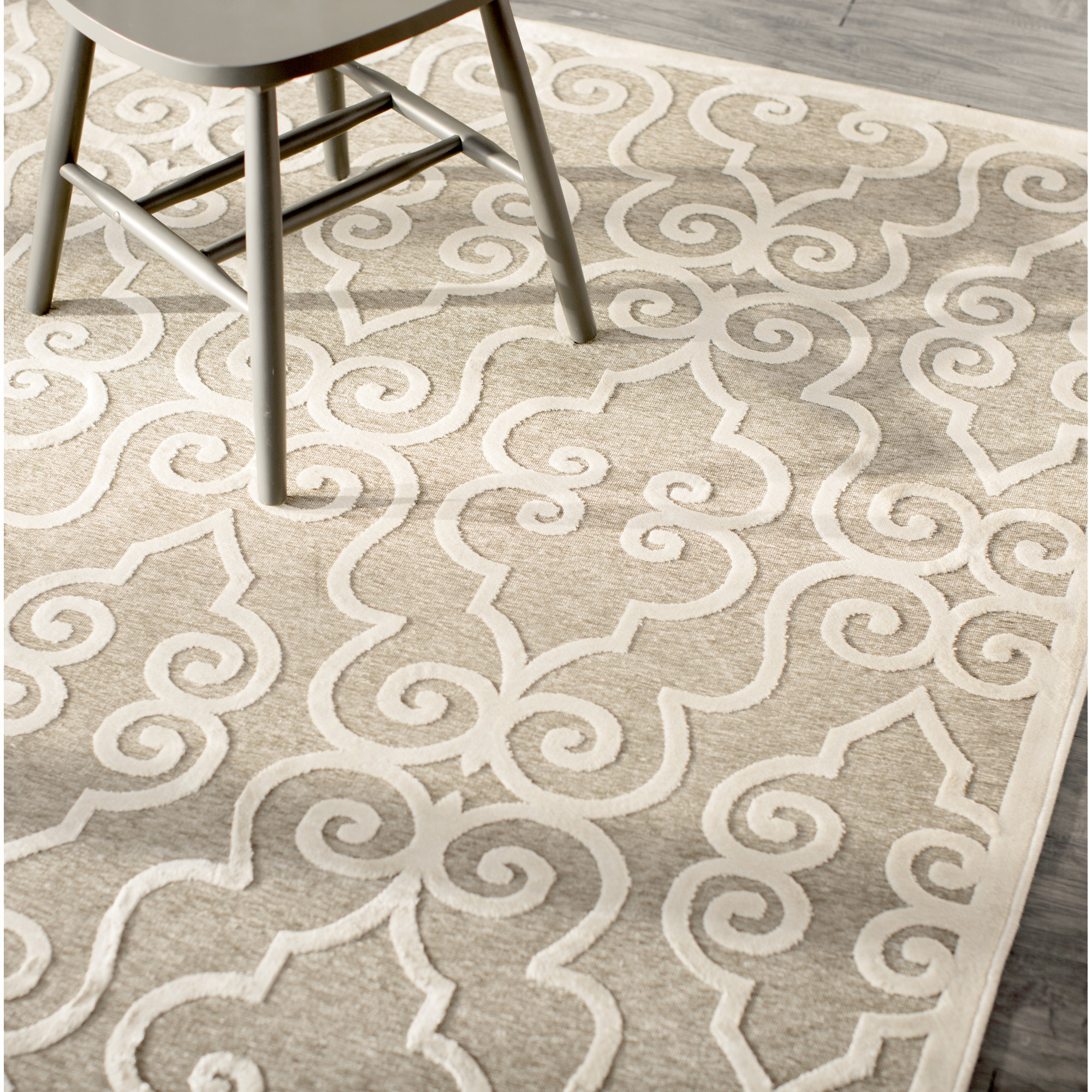 Lark Manor Robicheaux Grey Area Rug & Reviews Wayfair