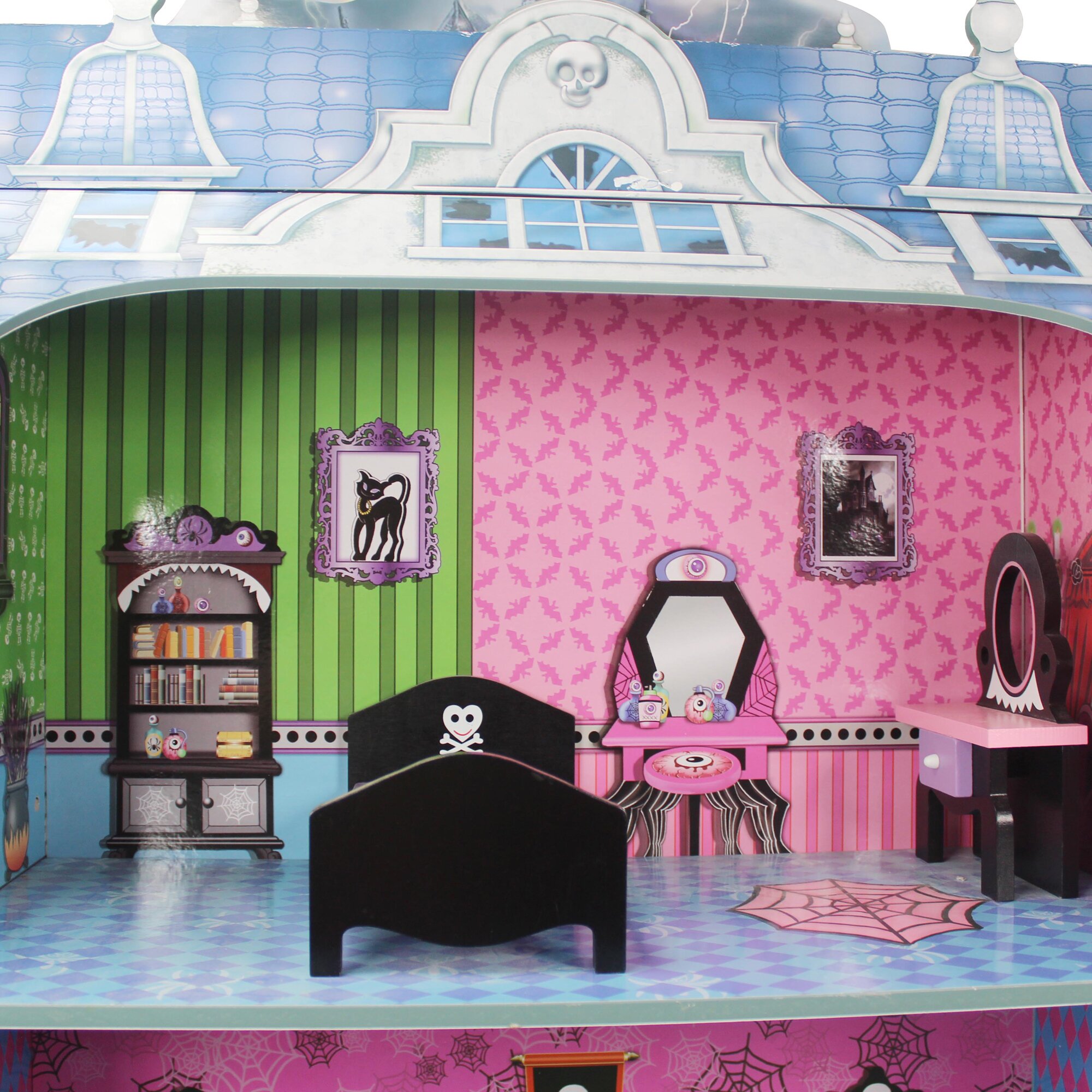 Teamson Kids Monster Mansion Doll House & Reviews | Wayfair