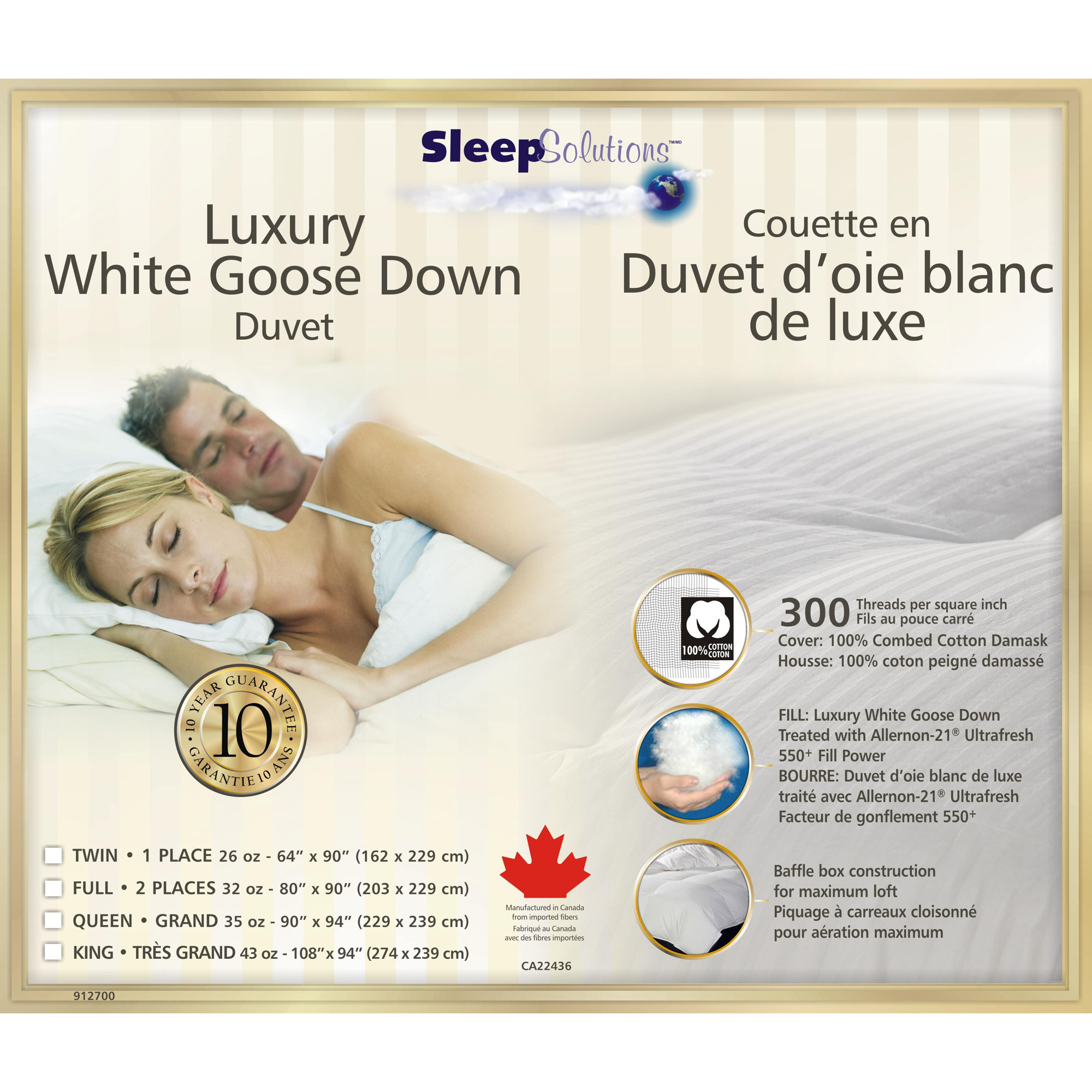 Westex Luxury Goose Down Comforter & Reviews Wayfair