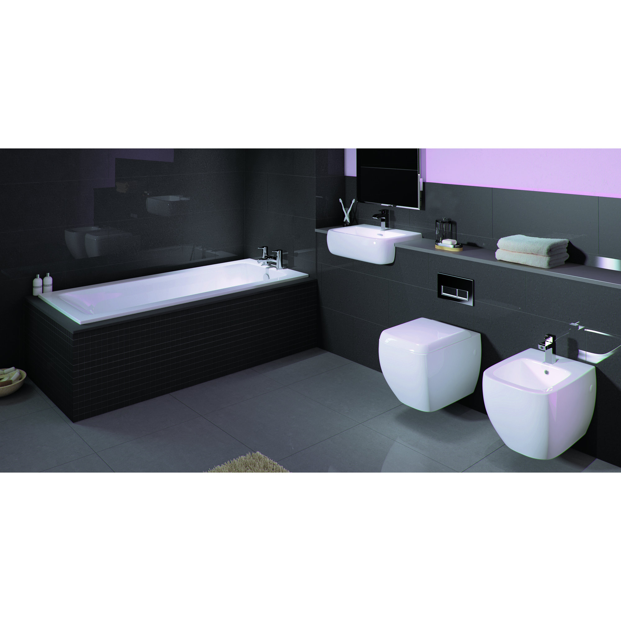 RAK Ceramics Metropolitan Wall Hung Bathroom Suite & Reviews Wayfair