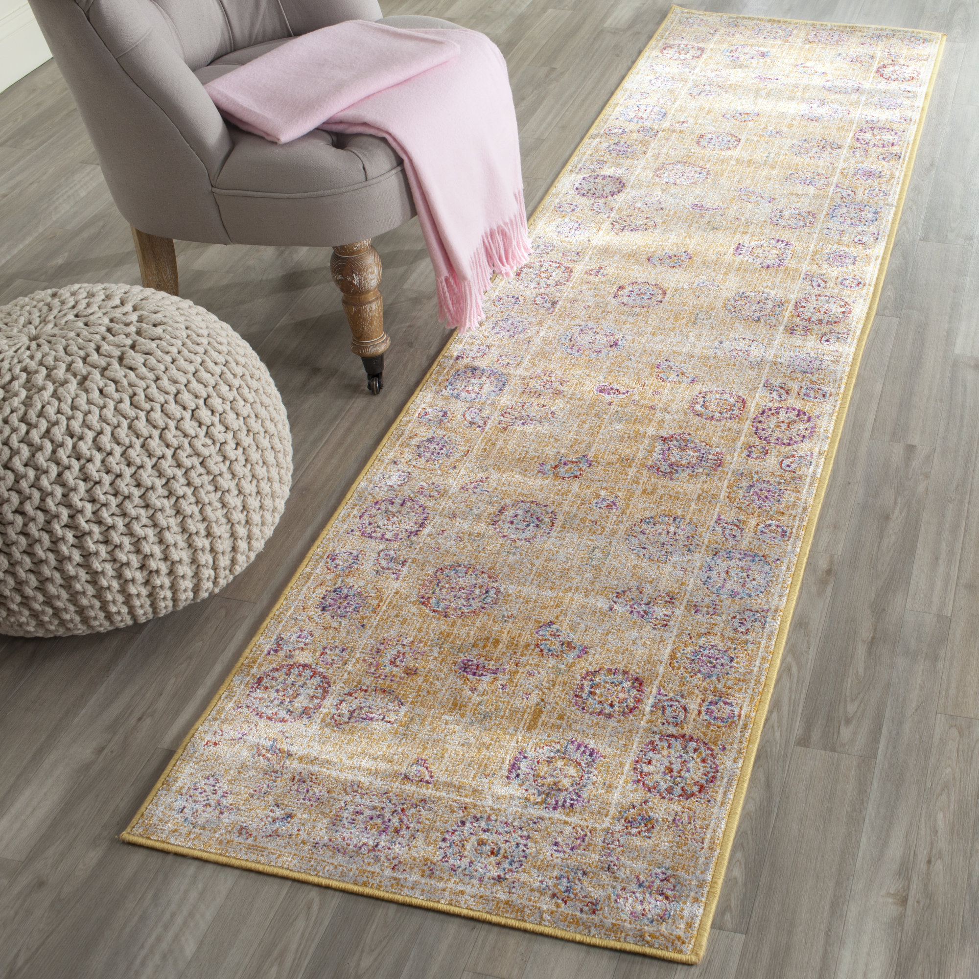 Bungalow Rose Gold Area Rug & Reviews Wayfair