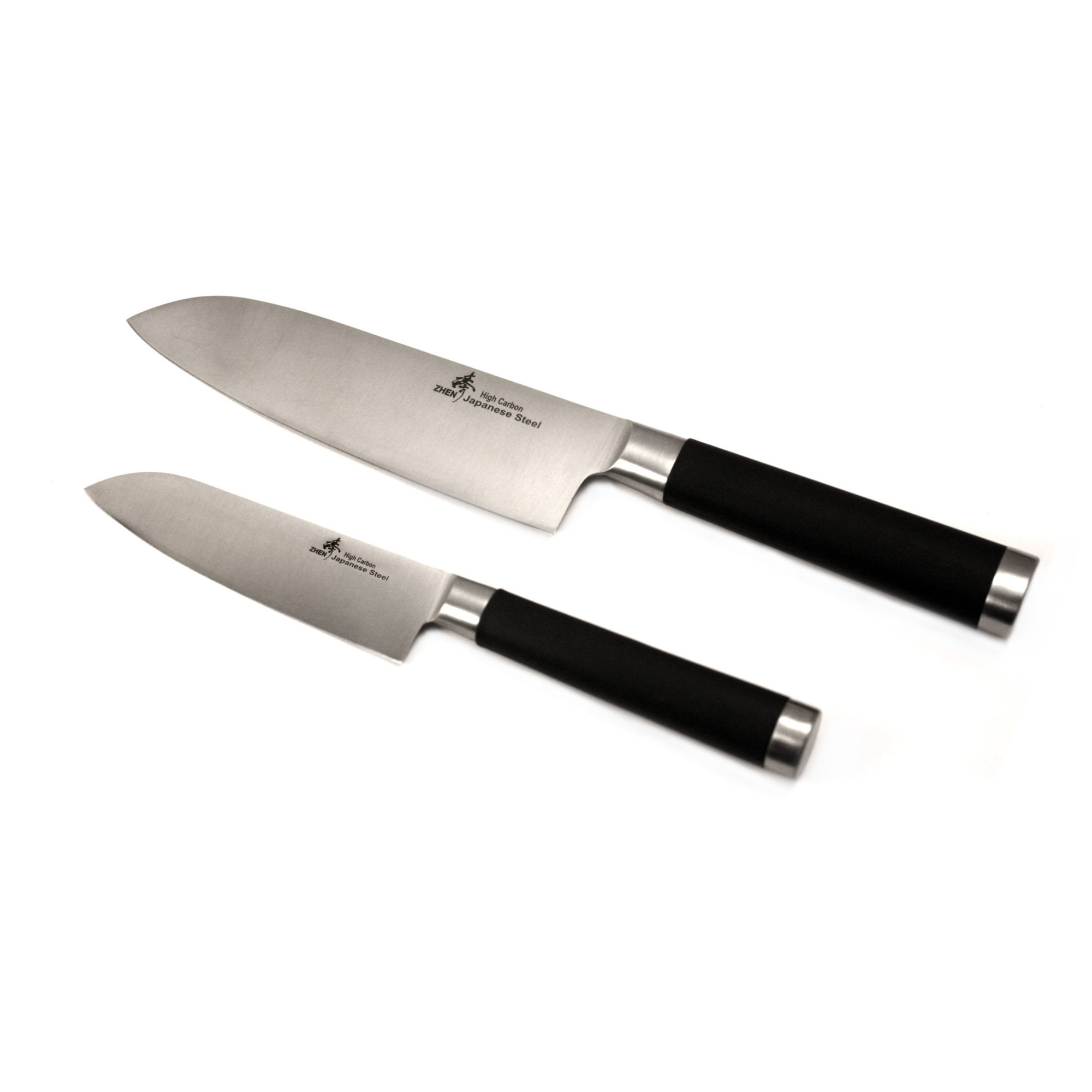 Zhen 440 C High Carbon Steel Series 2 Piece Santoku Knife Set Wayfair