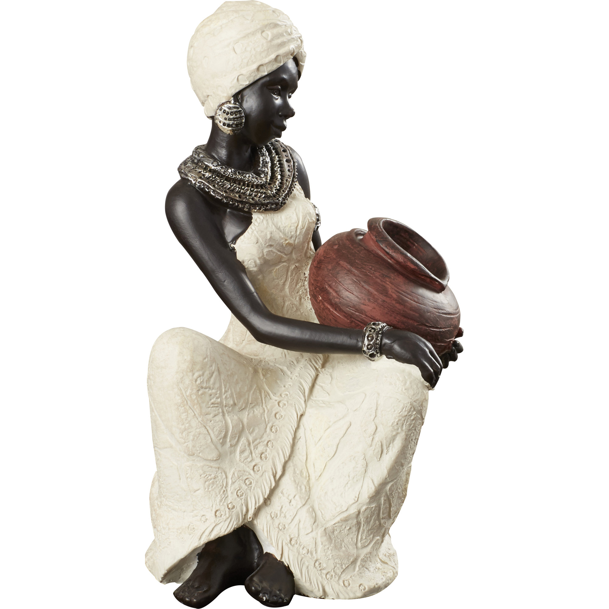 World Menagerie African Woman Figurine & Reviews Wayfair
