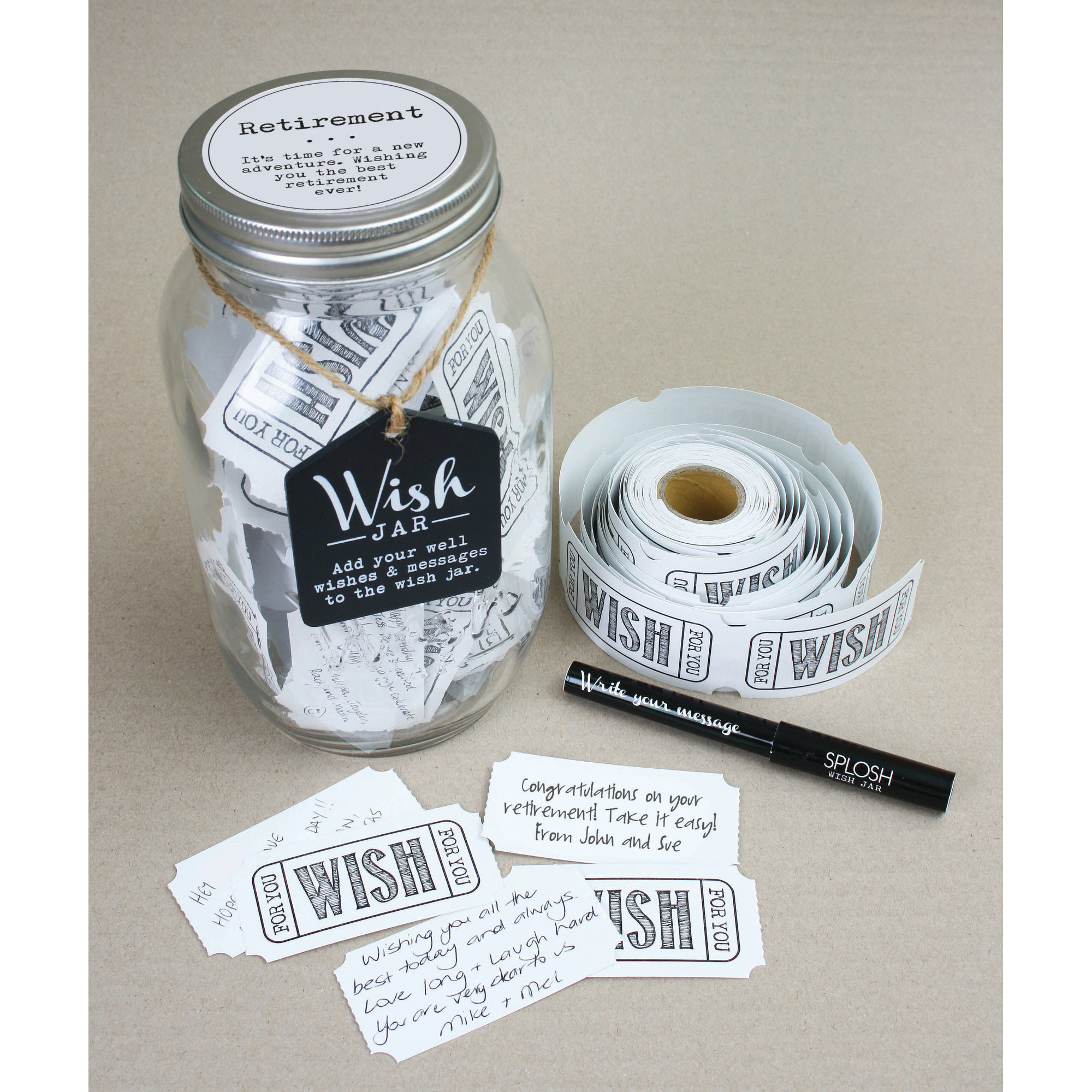 Top Shelf Retirement Wish Jar & Reviews | Wayfair