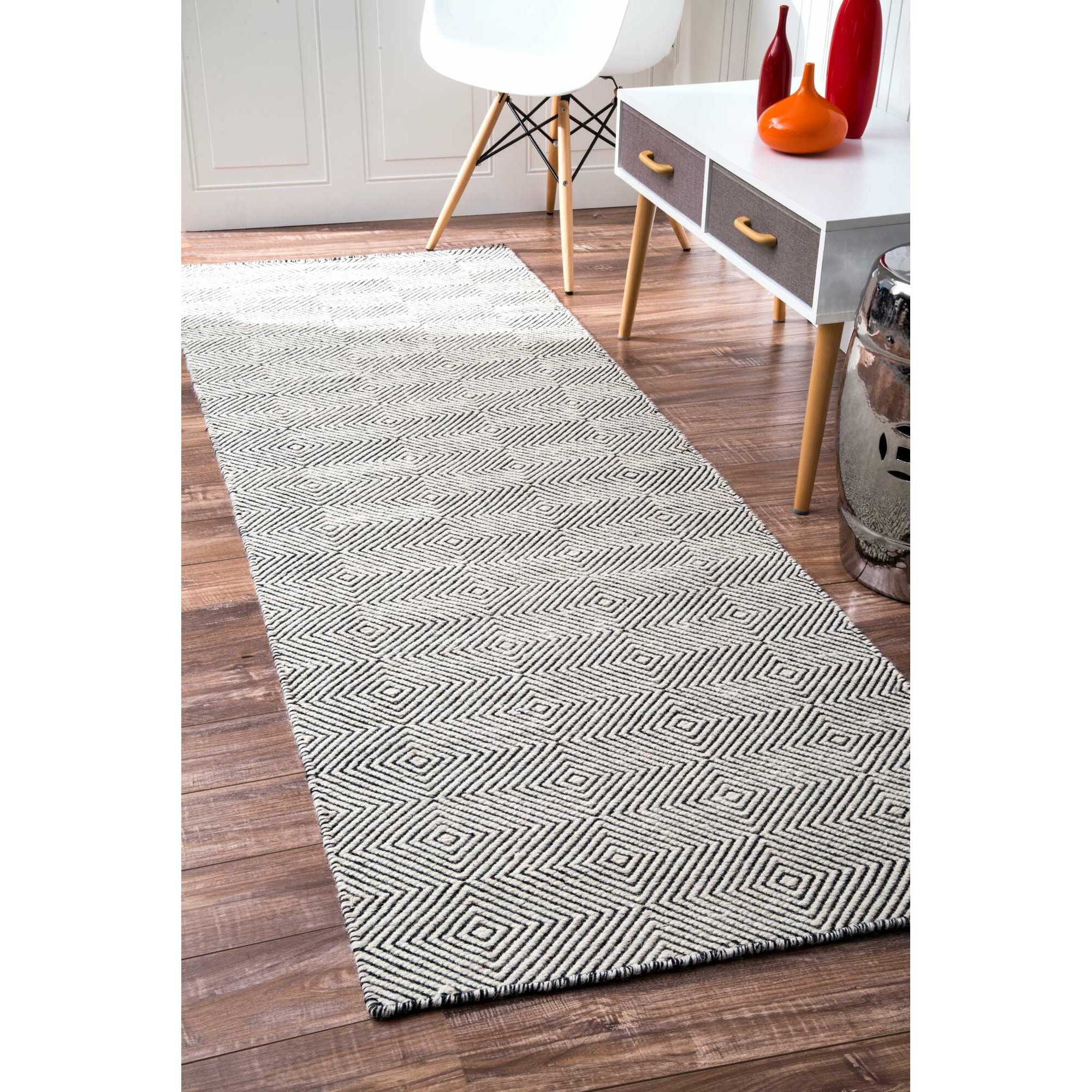 Marcelo Hand Tufted Ivory Area Rug & Reviews