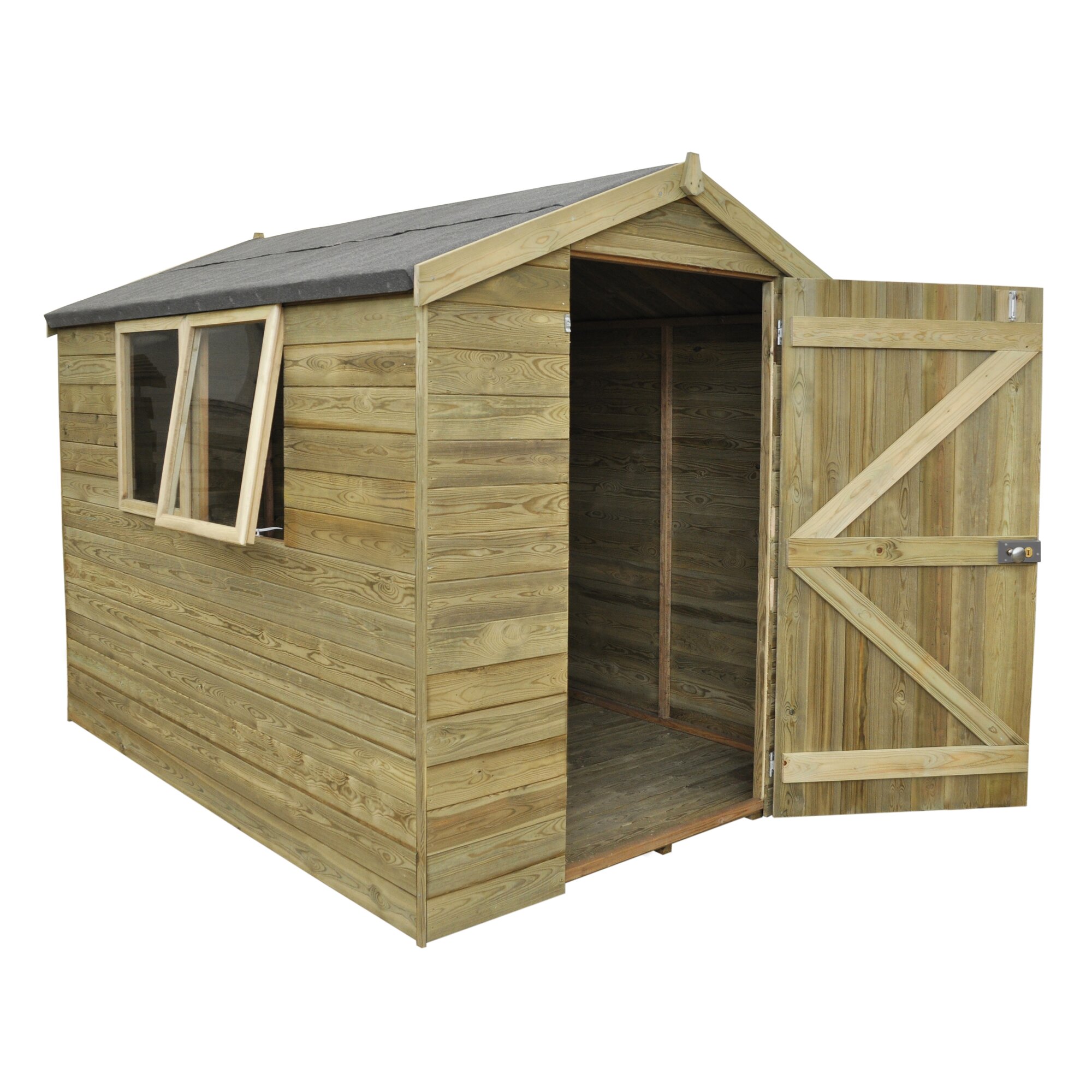 Forest Garden 6 x 8 Wooden Storage Shed Wayfair.co.uk