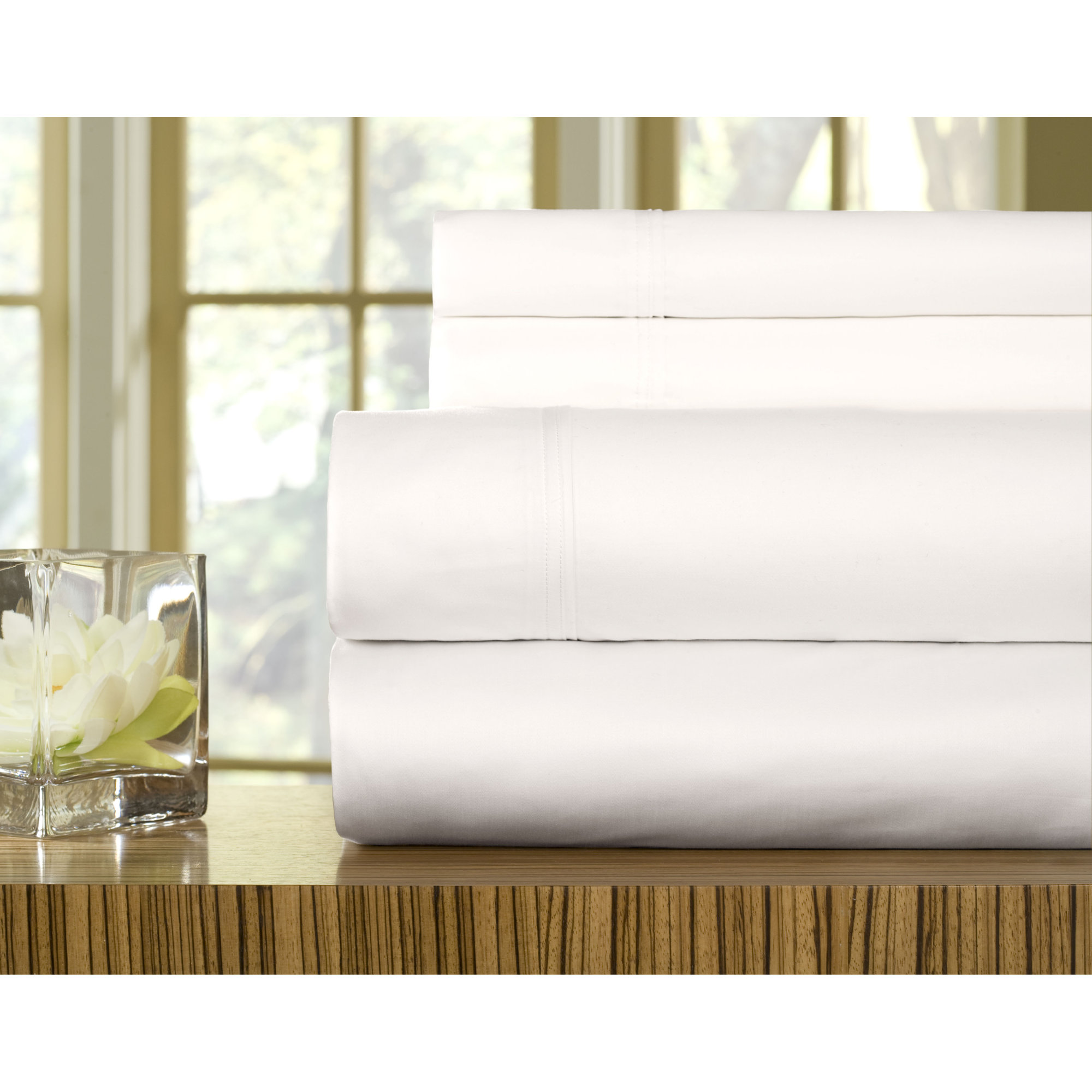 Celeste Home 510 Thread Count Egyptian Quality Cotton Sheet Set & Reviews Wayfair