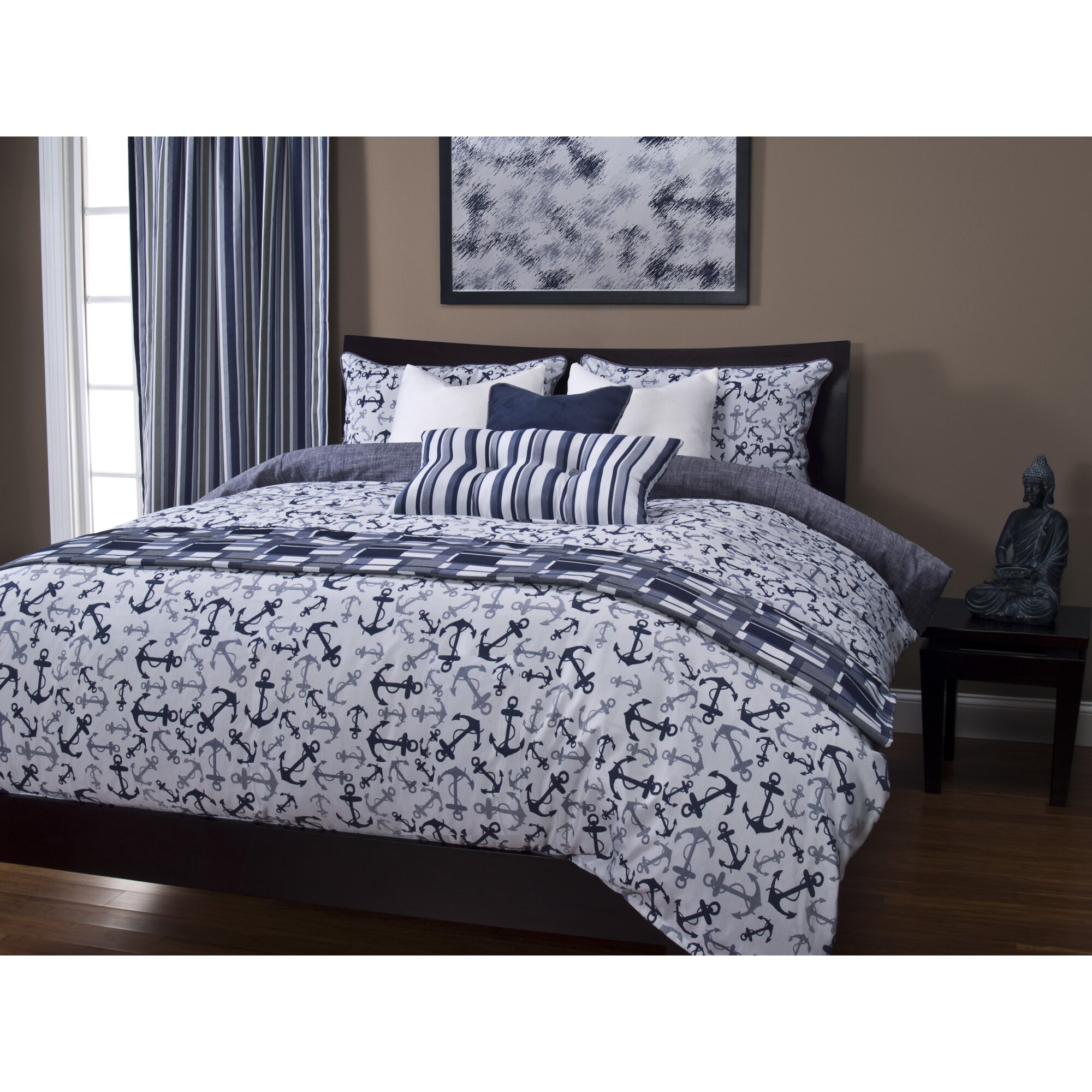 Longshore Tides Renate Anchor's Away Duvet Cover Set