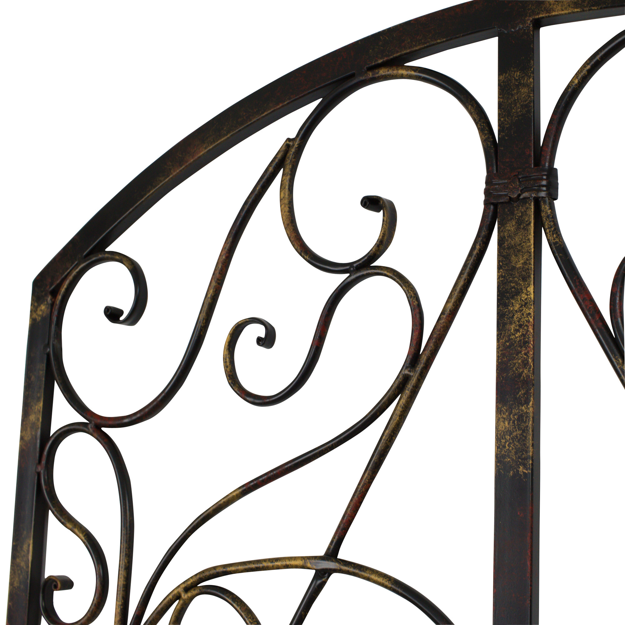 BayAccents Wrought Iron Scroll Panel Wall Décor | Wayfair
