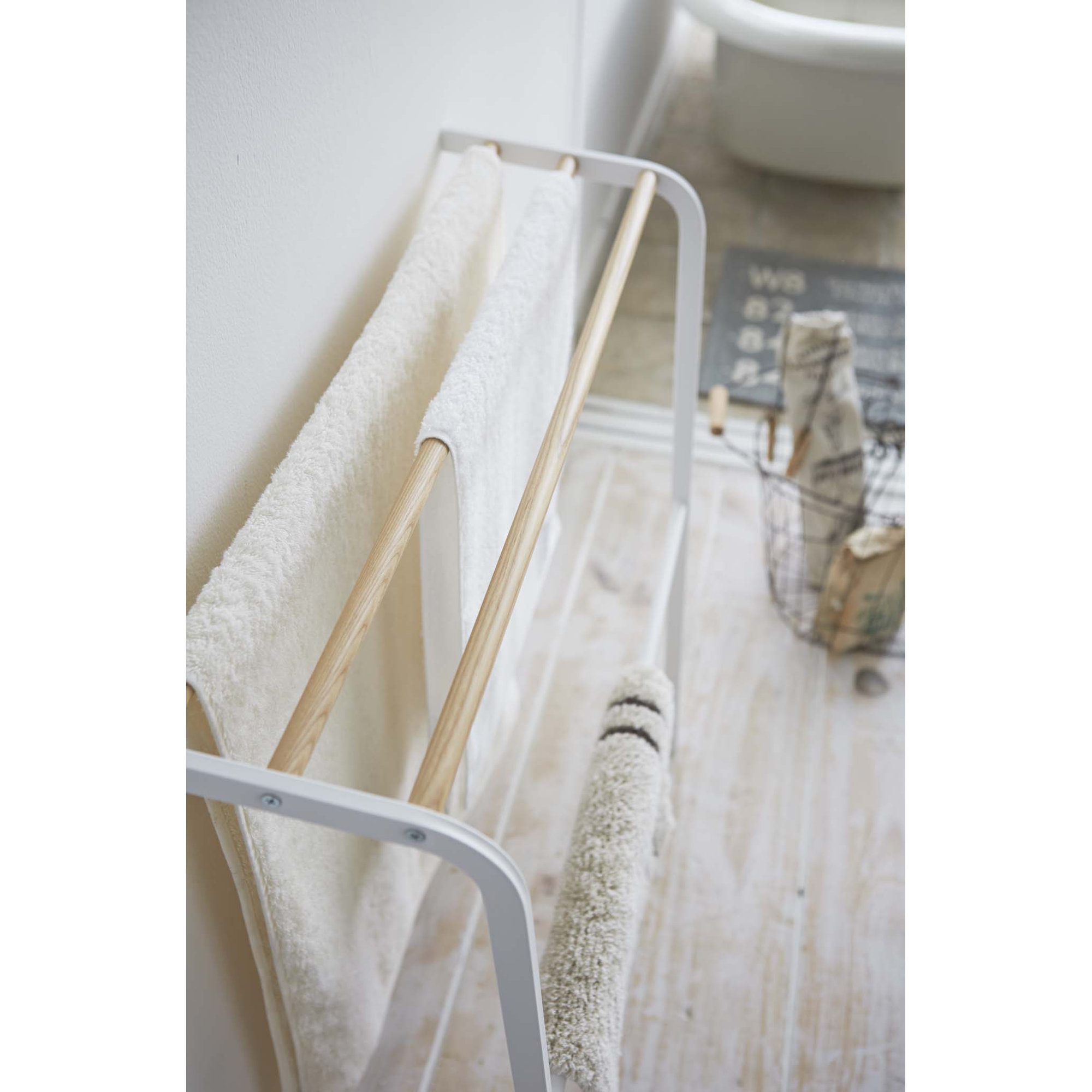 Yamazaki USA Tosca Leaning Wall Mounted Towel Rack & Reviews Wayfair