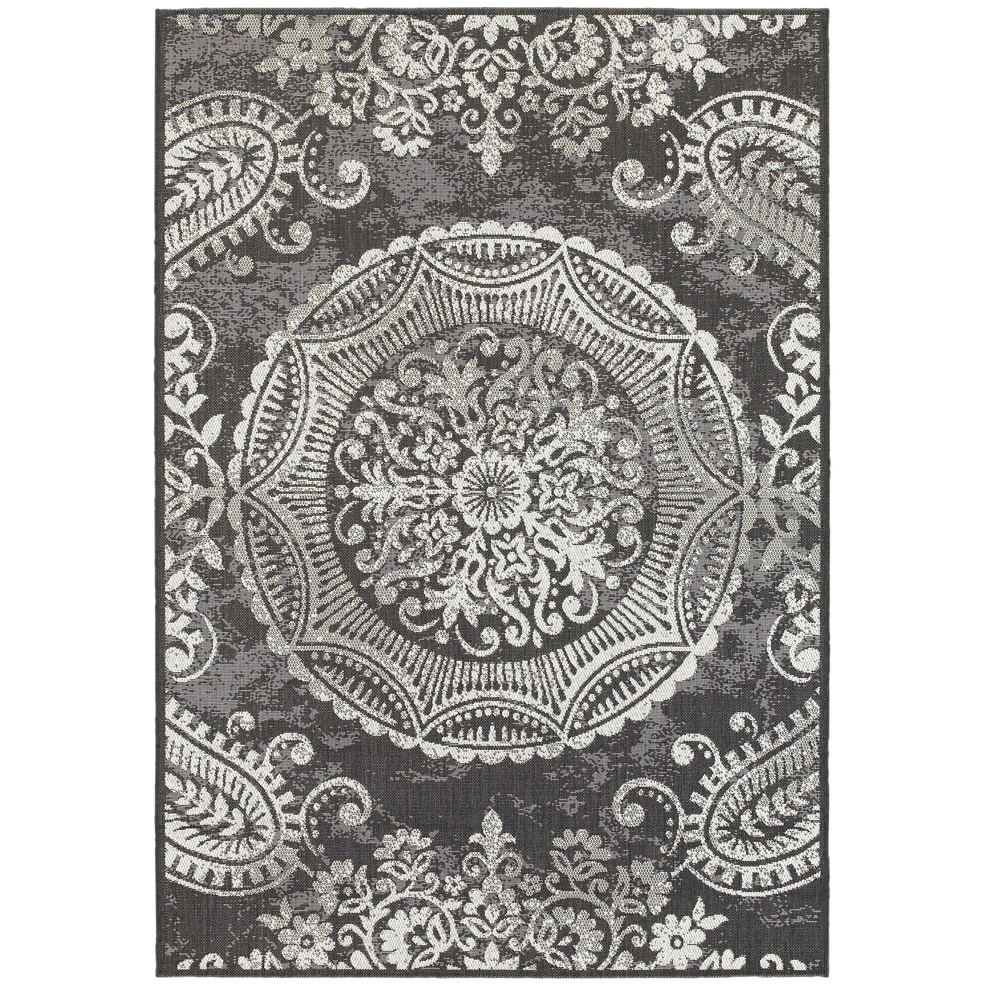 Balta Bradford Dark Gray Indoor/Outdoor Area Rug & Reviews Wayfair