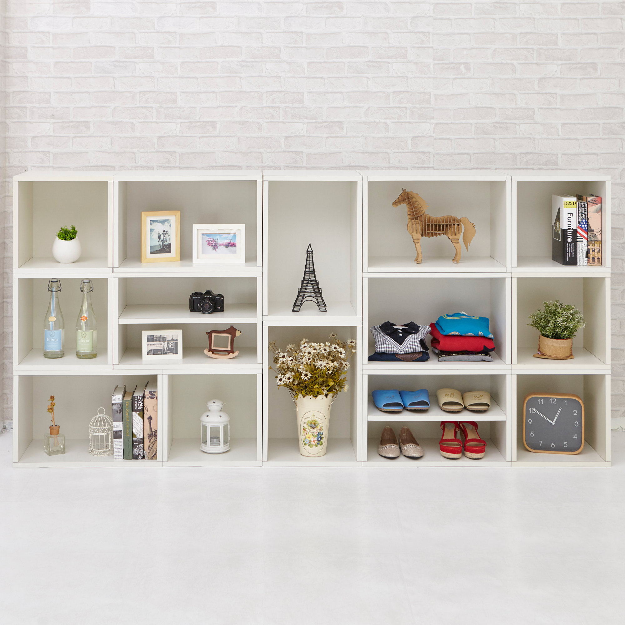 Way Basics Rome Storage 44" Cube Unit Bookcase & Reviews Wayfair
