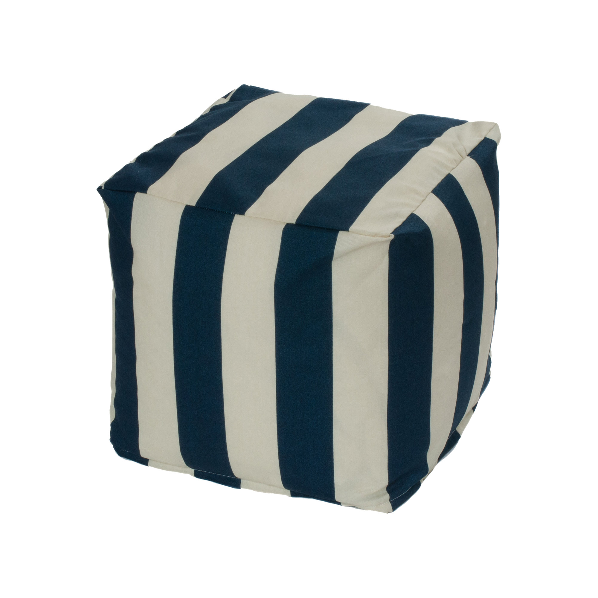 Breakwater Bay Limestone Bean Bag Cube Ottoman & Reviews Wayfair