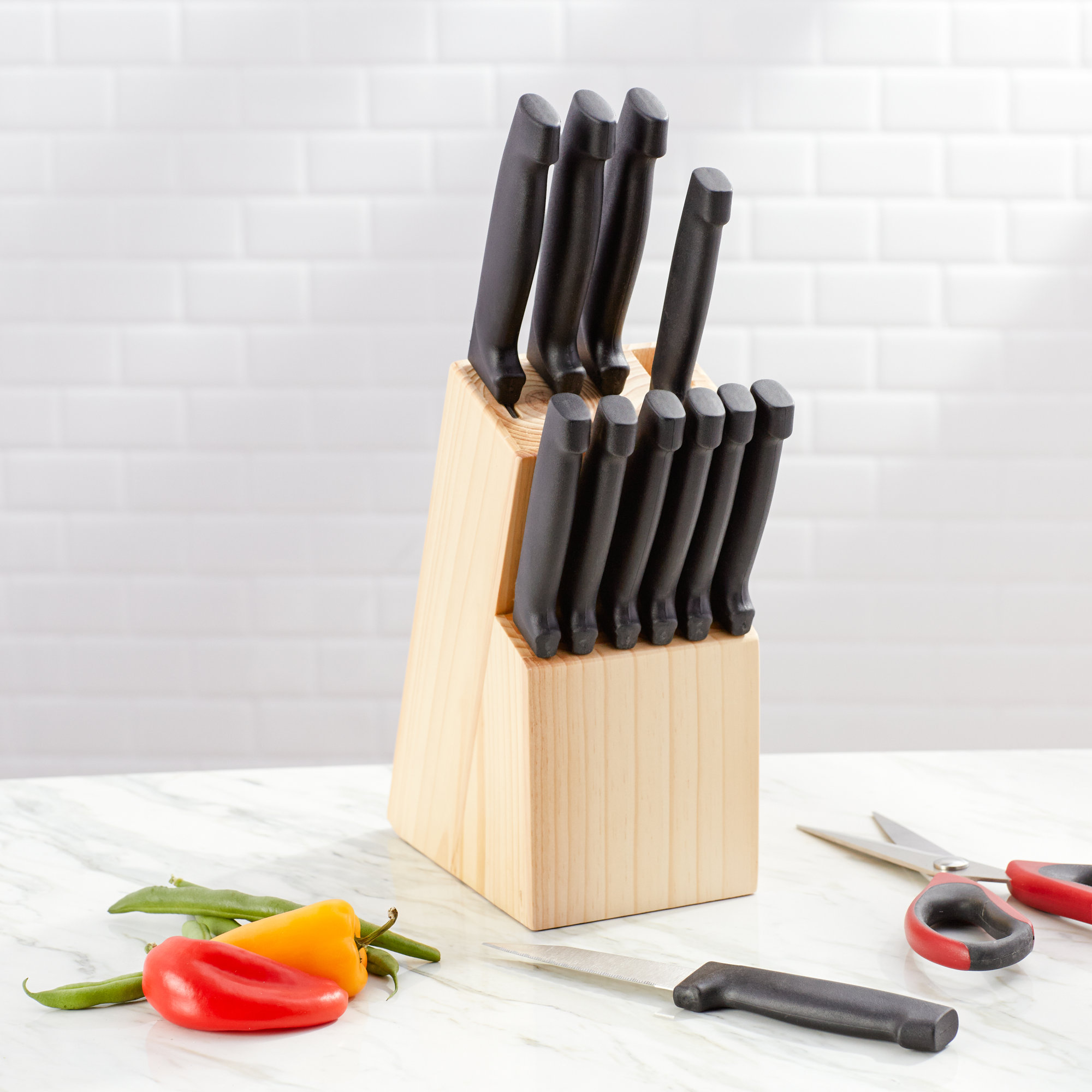 Utica Cutlery Company 13 Piece Knife Block Set & Reviews Wayfair