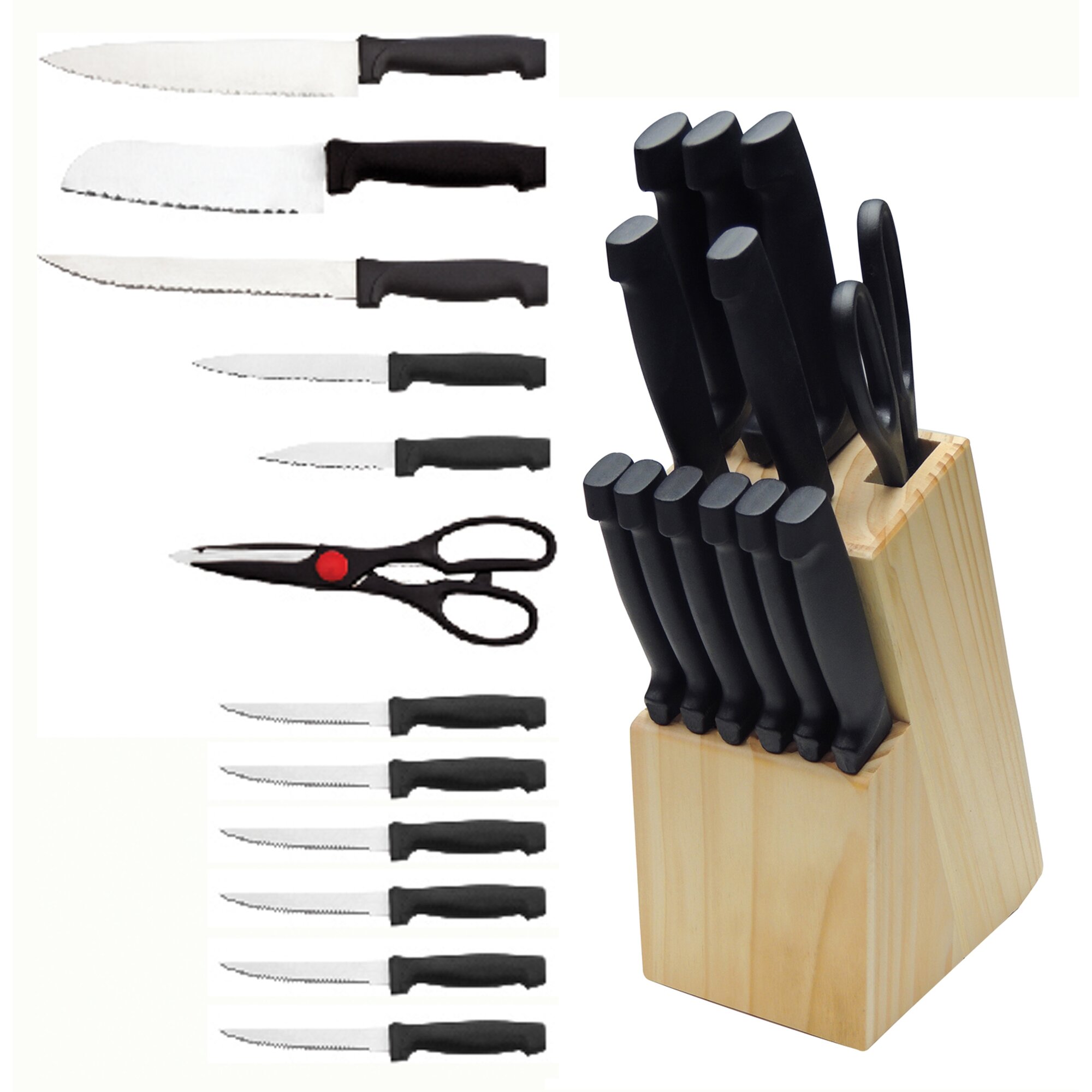 chicago cutlery 13 piece knife set