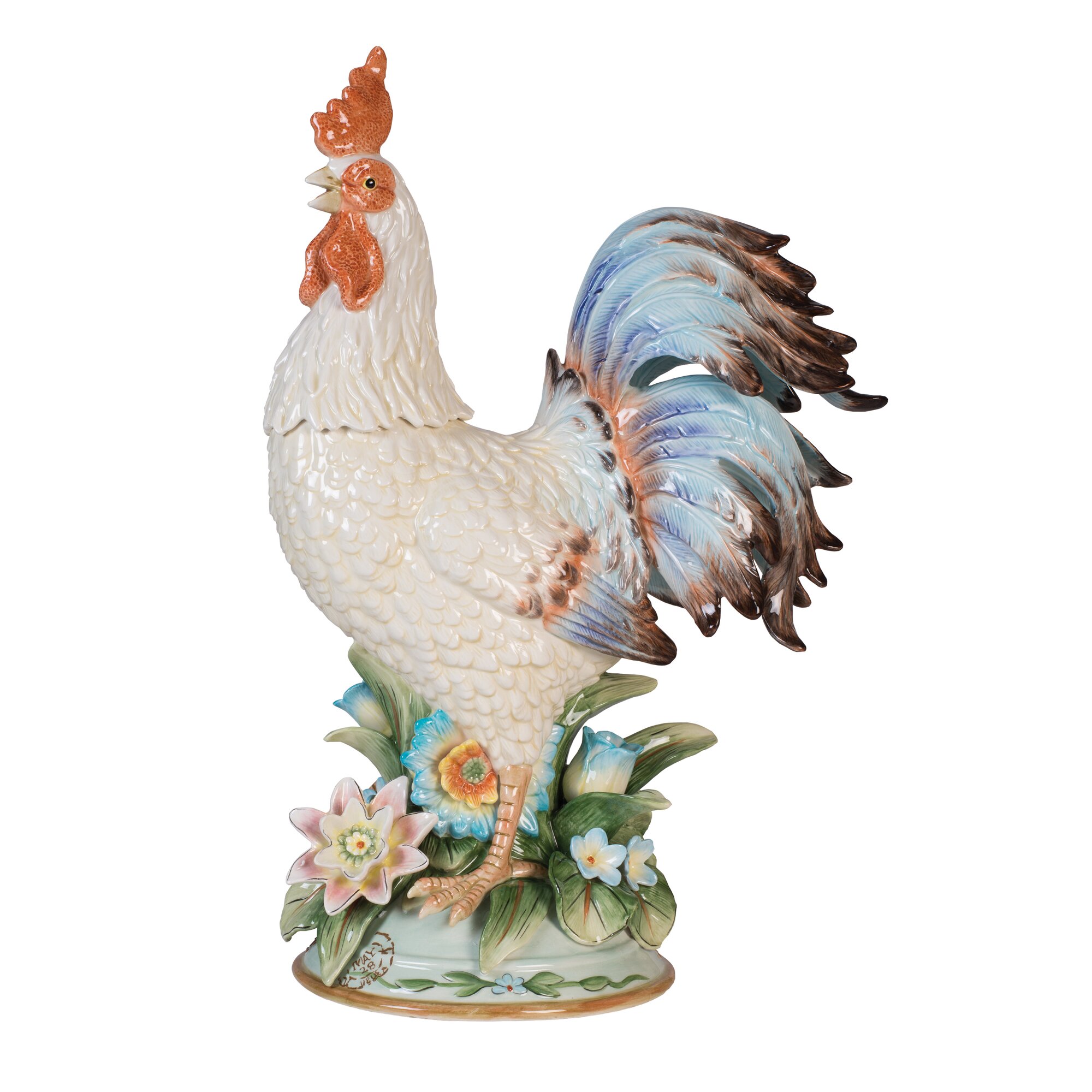 noble excellence rooster figurine