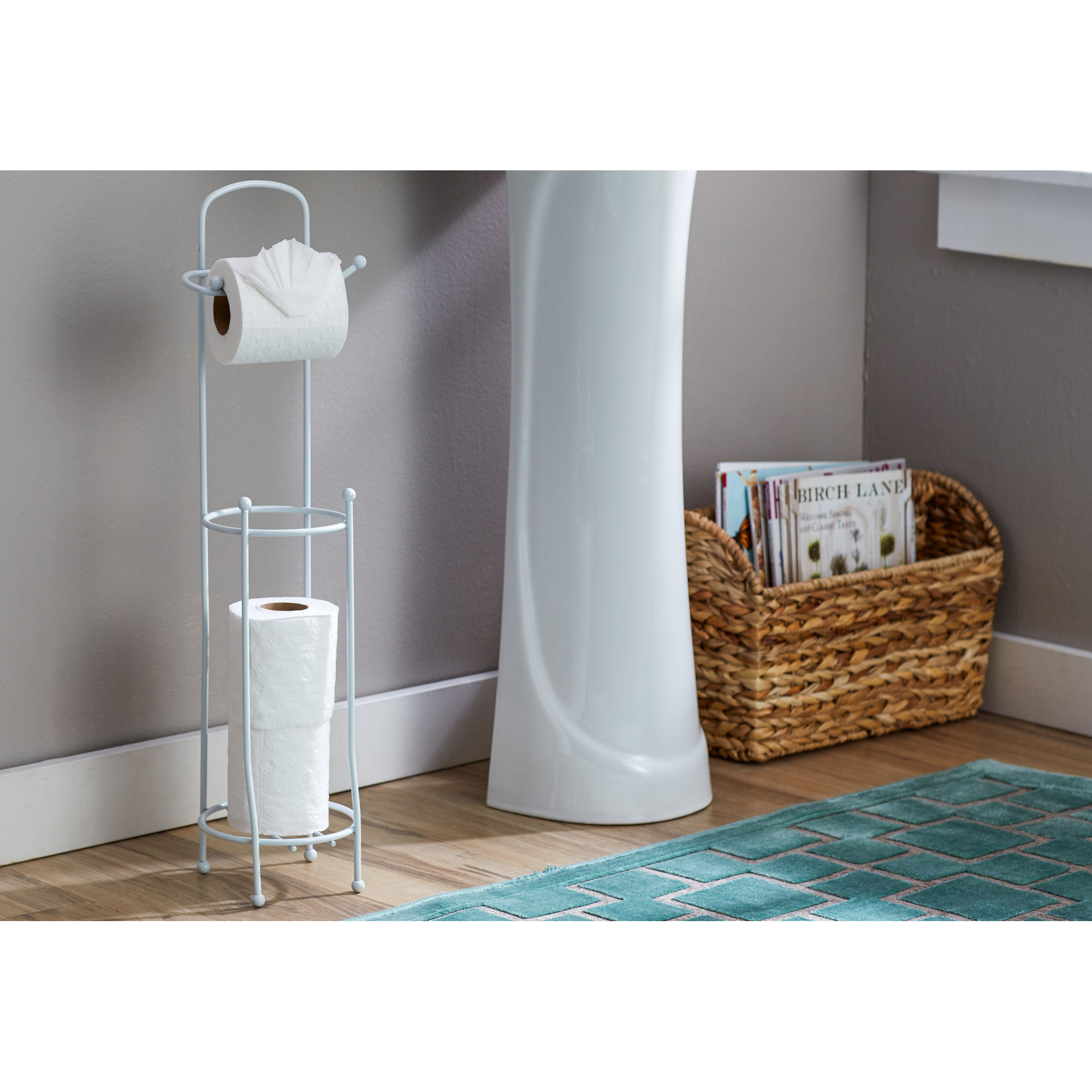 Wayfair Basics™ Wayfair Basics Toilet Paper Holder with Dispenser Bar & Reviews Wayfair