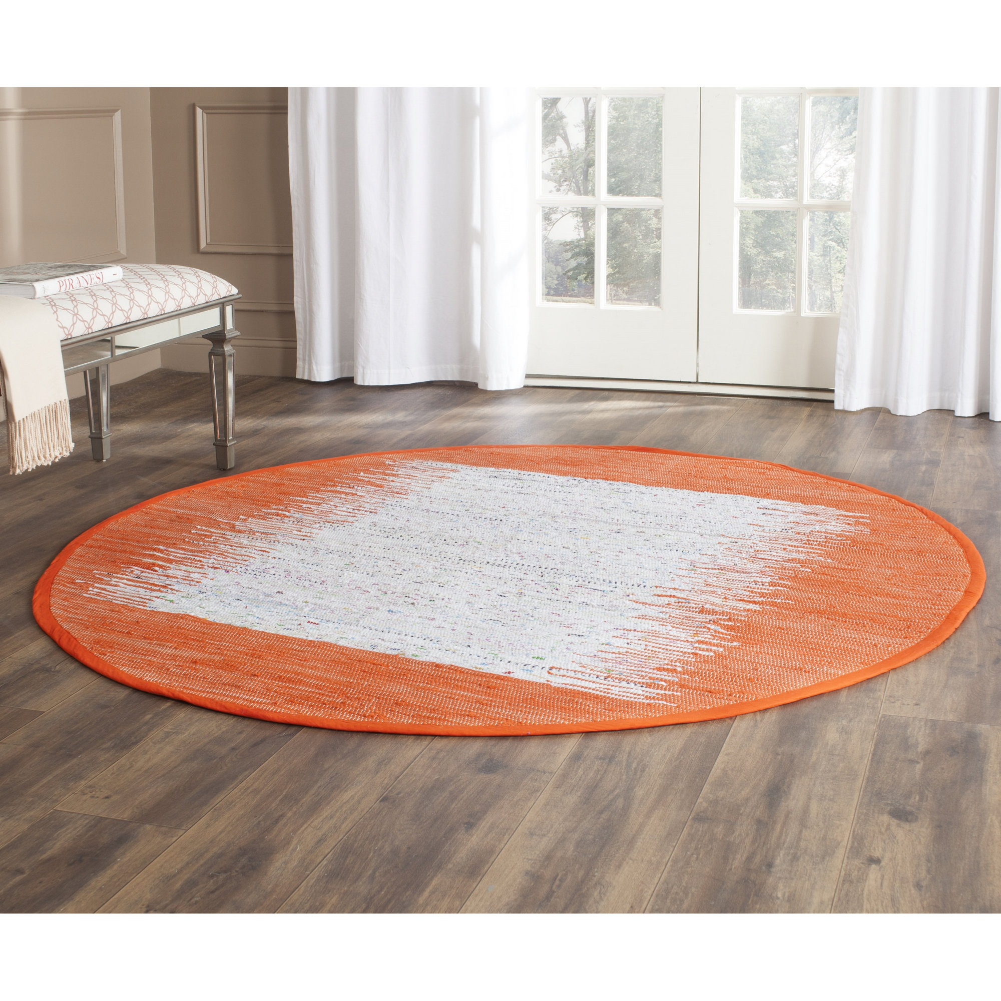 Ona Hand-Woven Ivory / Orange Area Rug & Reviews | AllModern (2000 x 2000 Pixel)