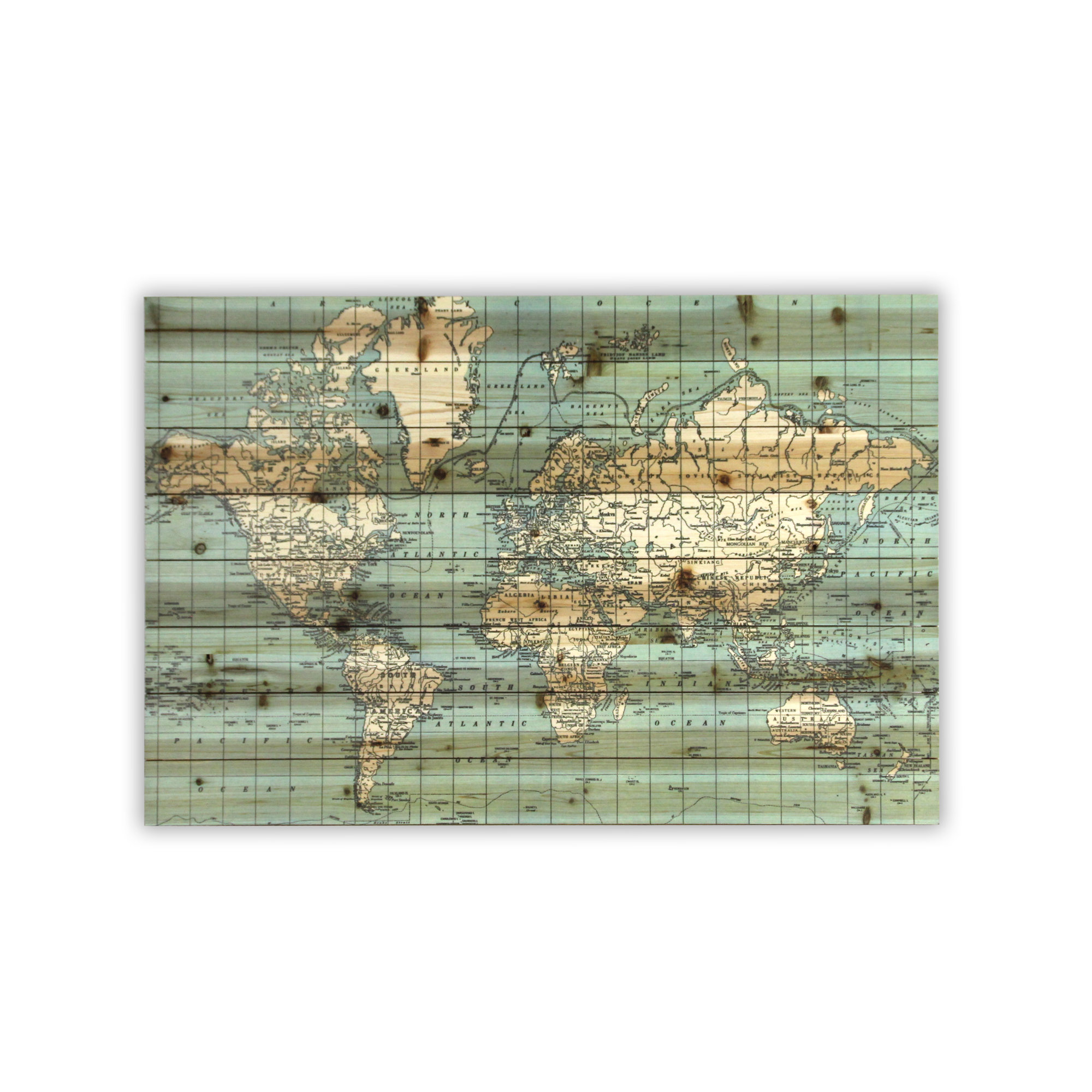 Gallery 57 World Map Graphic Art & Reviews | Wayfair