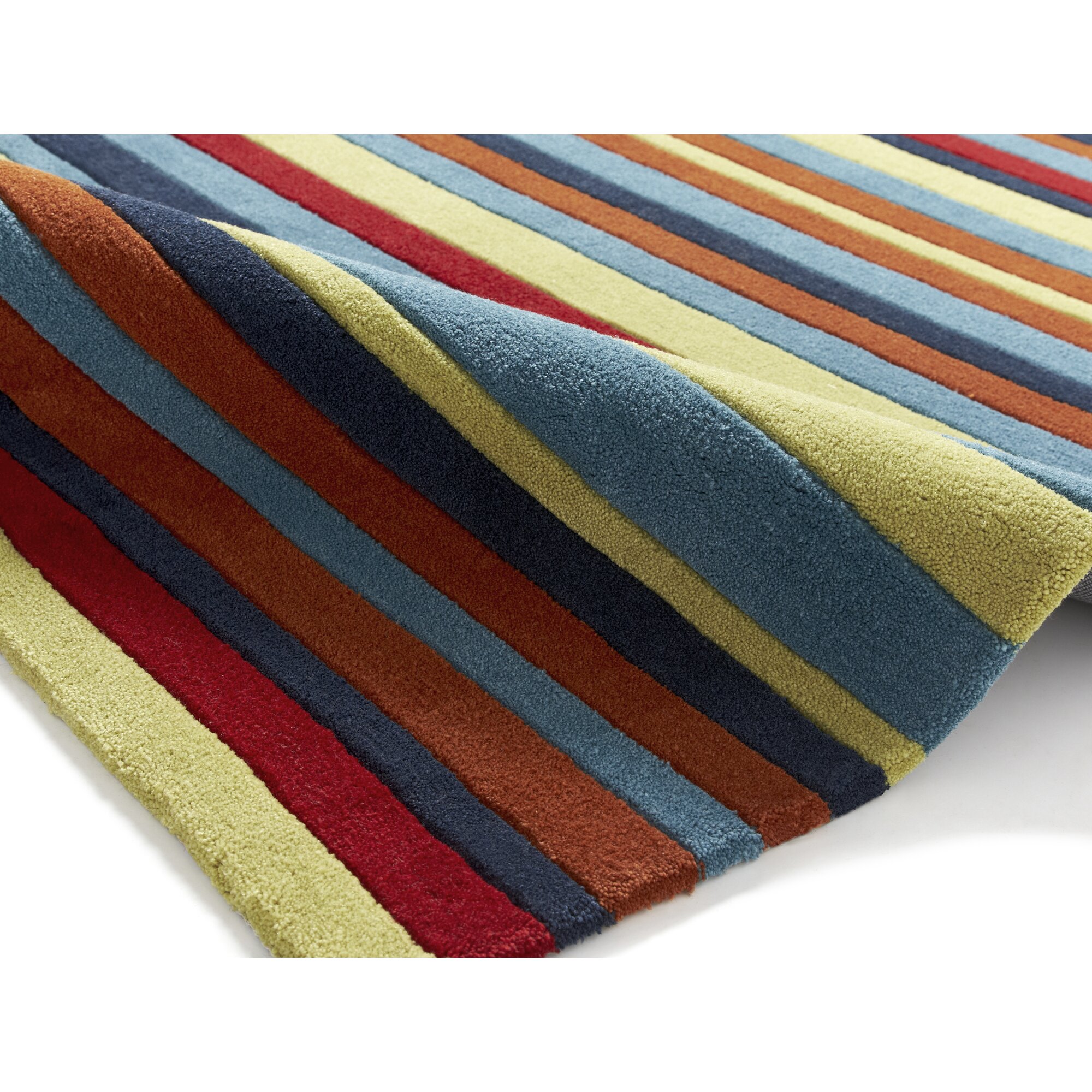 Think Rugs Hong Kong Hand-Tufted Multi-Coloured Area Rug ...