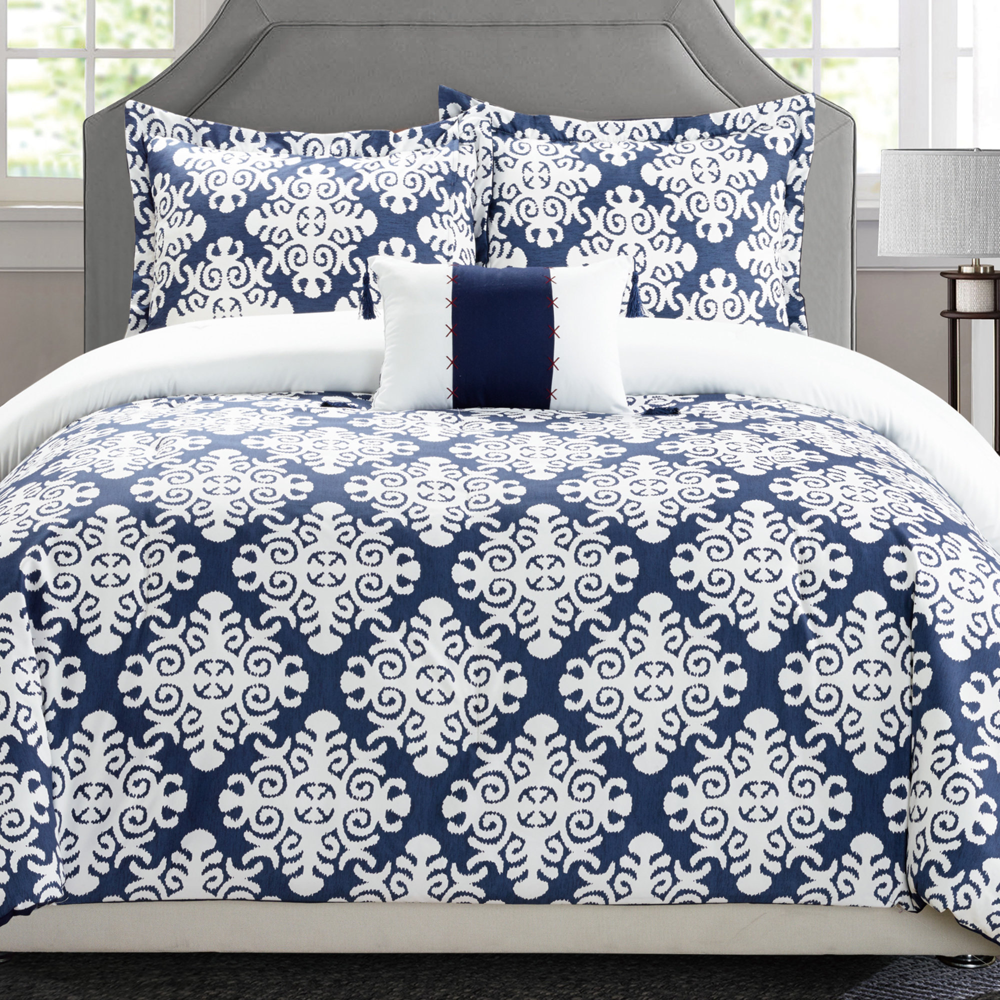 Chic Home Trina Reversible Duvet Set Reviews Wayfair Trina Reversible Duvet Set