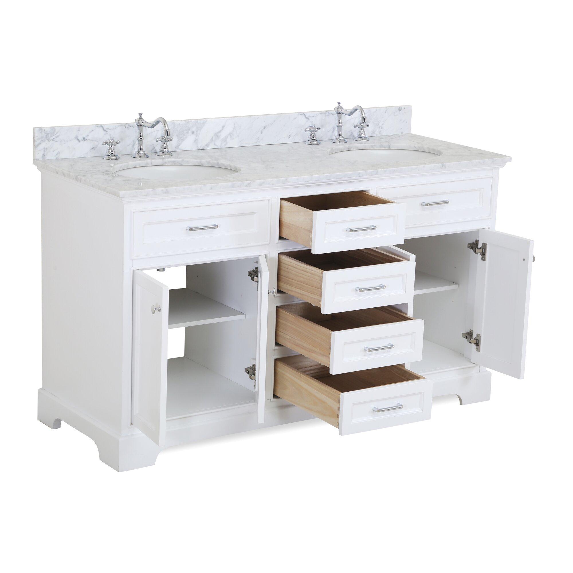 KBC Aria 60" Double Vanity Set & Reviews | Wayfair