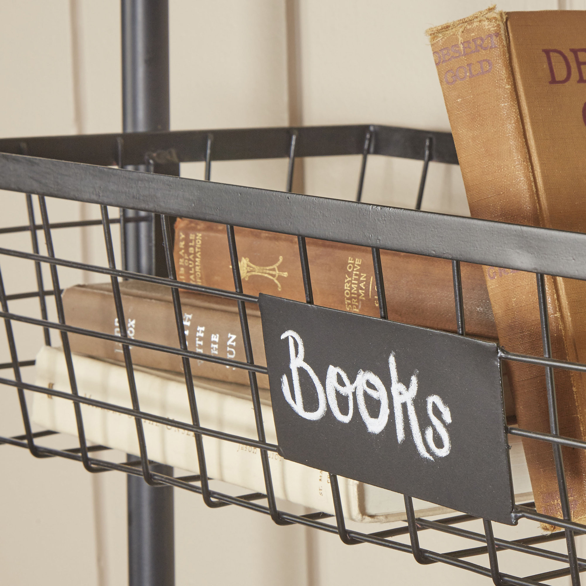 4Tier Wire Basket Wall Shelf & Reviews Birch Lane