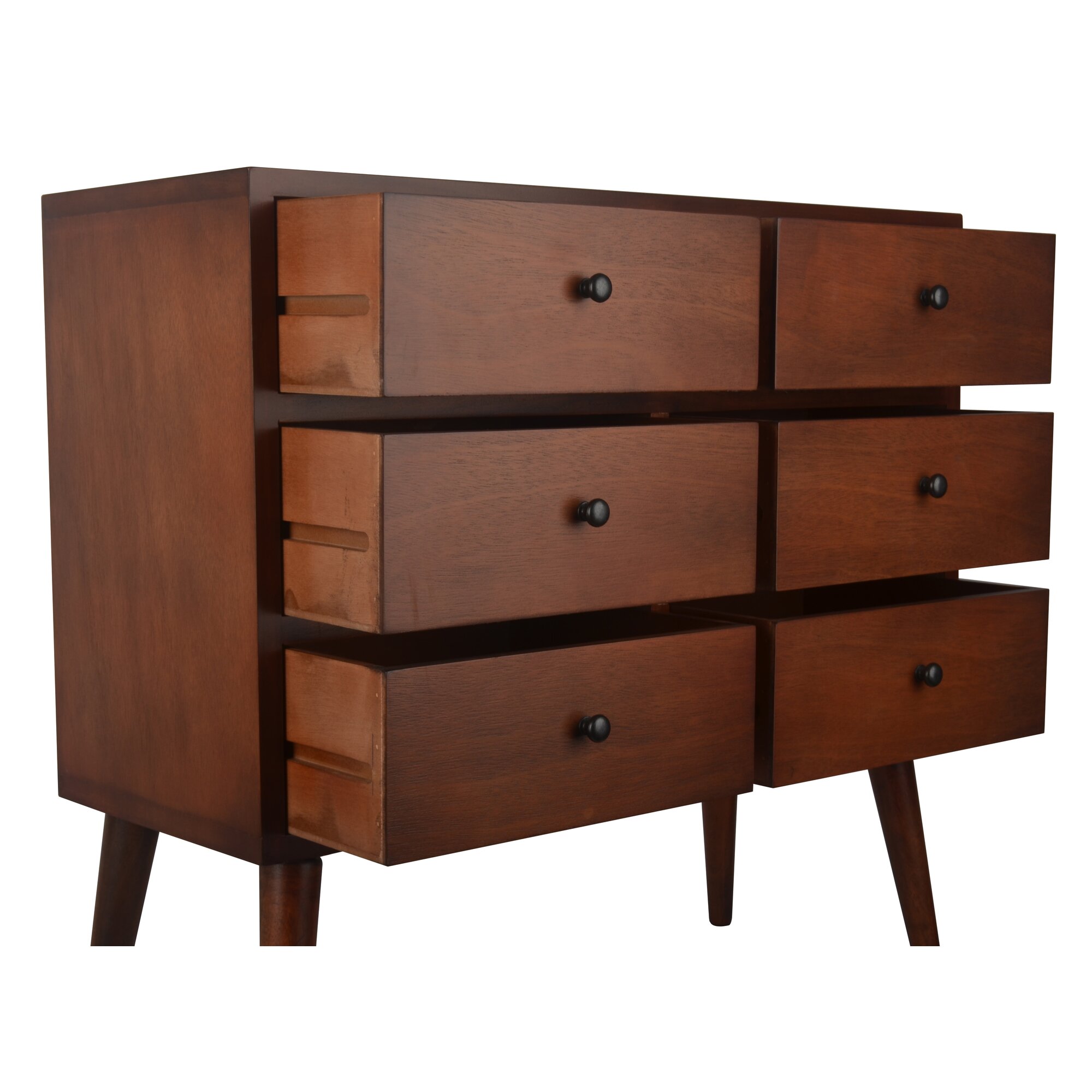 Langley Street Grant 6 Drawer Wood Accent Chest & Reviews Wayfair