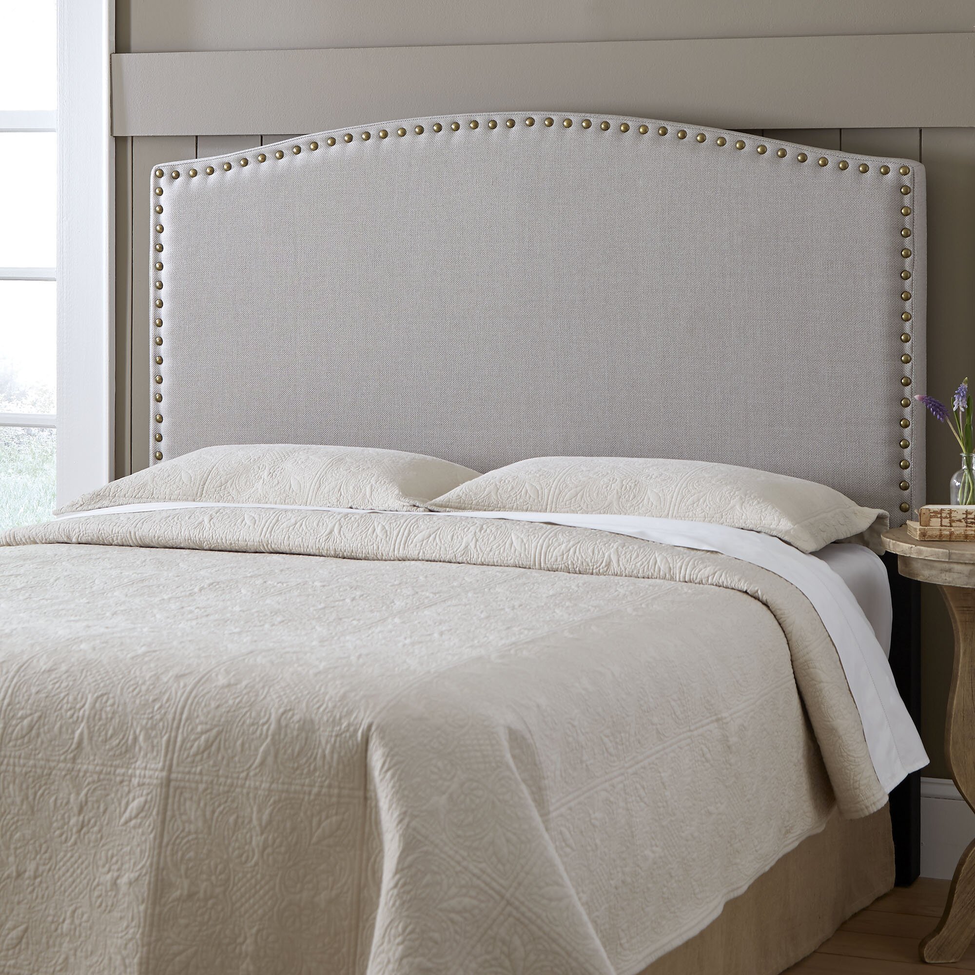 Upholstered Panel Bed & Reviews | Birch Lane