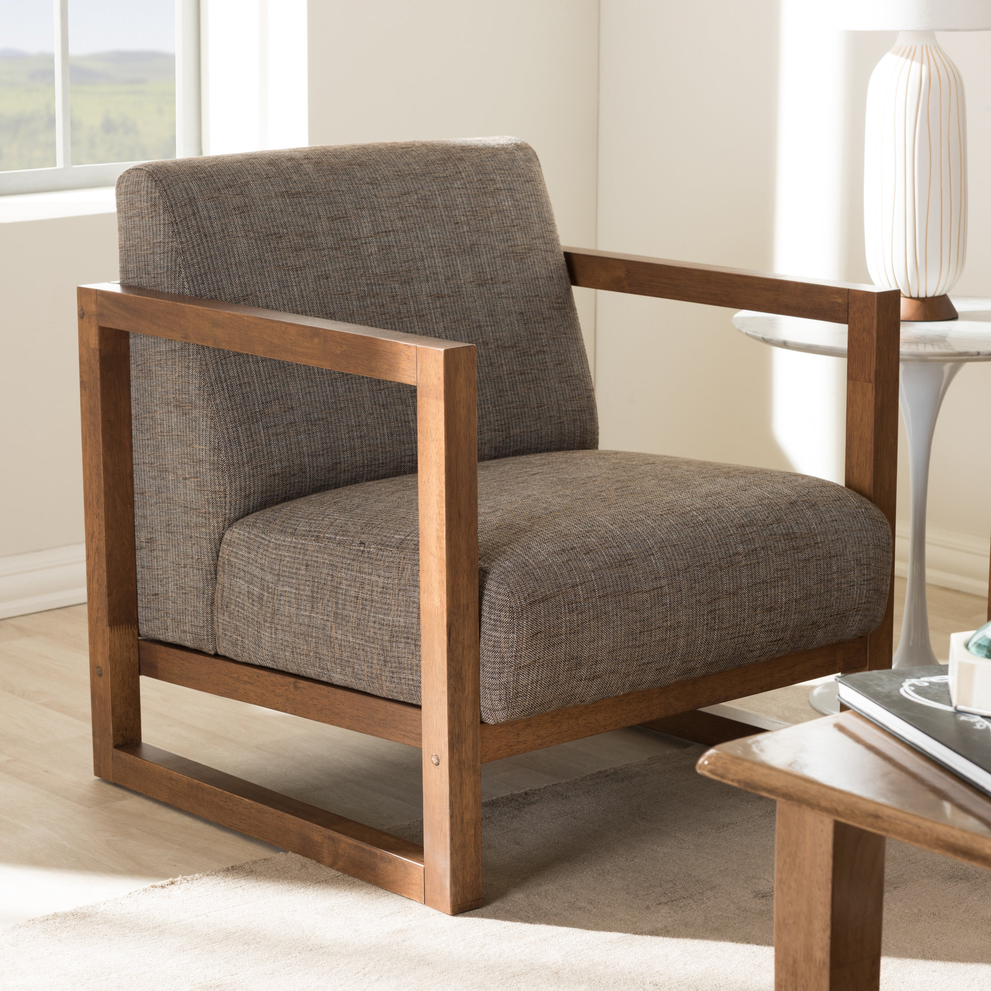 Whole Interiors Baxton Studio Valencia Mid Century Armchair Baxton Studio Valencia Mid Century Armchair
