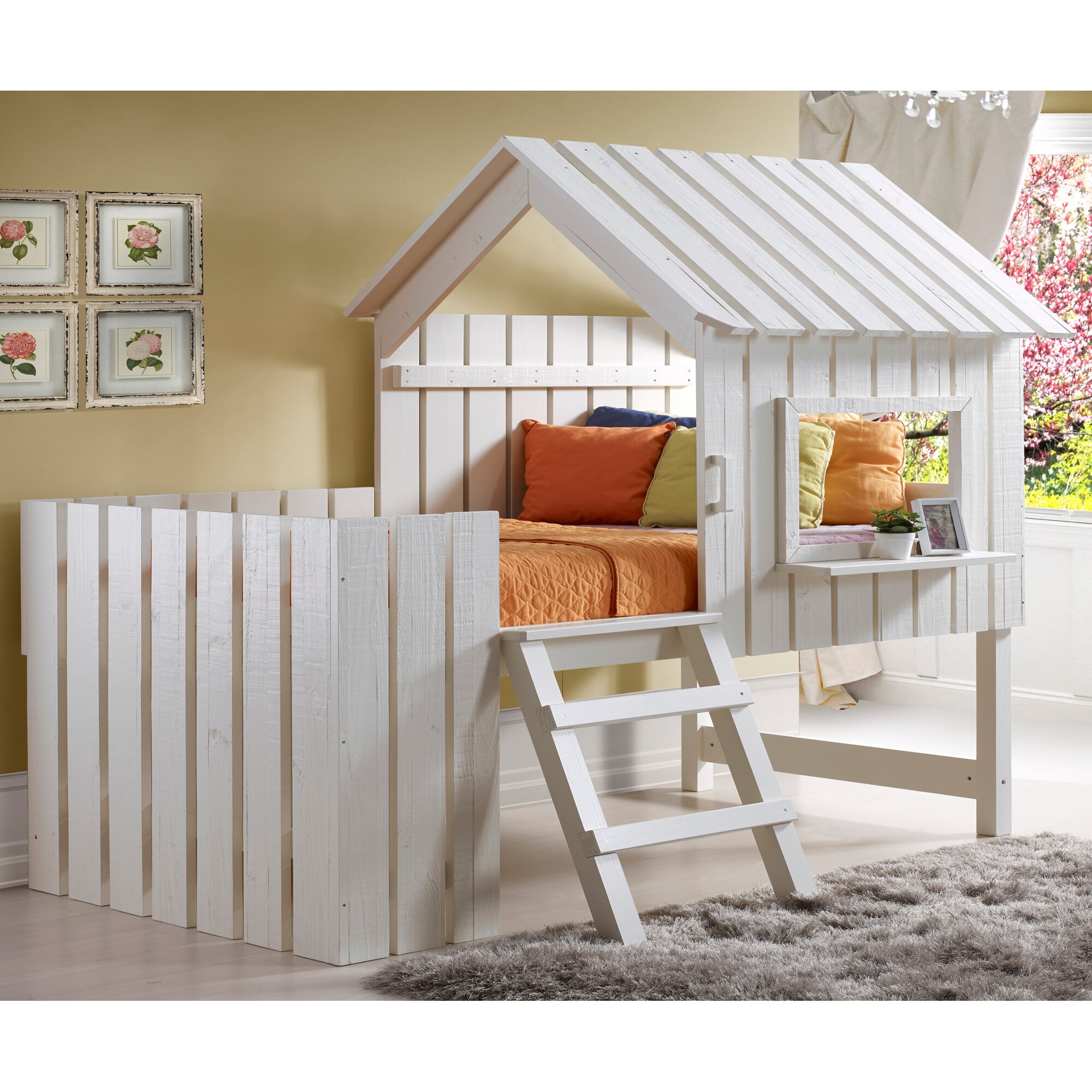 Donco Kids Cabana Twin Low Loft Bed & Reviews | Wayfair.ca