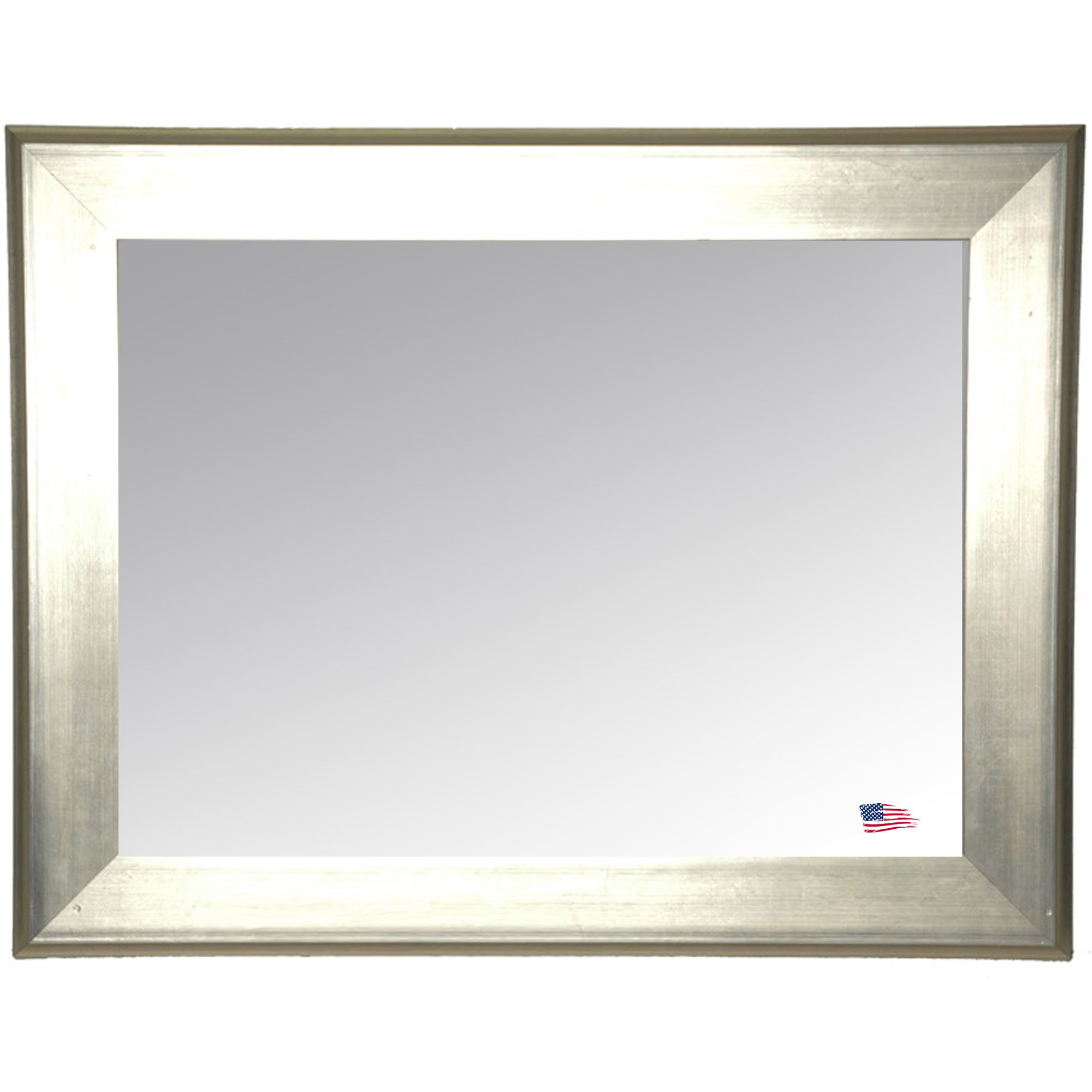 Rectangle Antique Silver Wall Mirror & Reviews AllModern