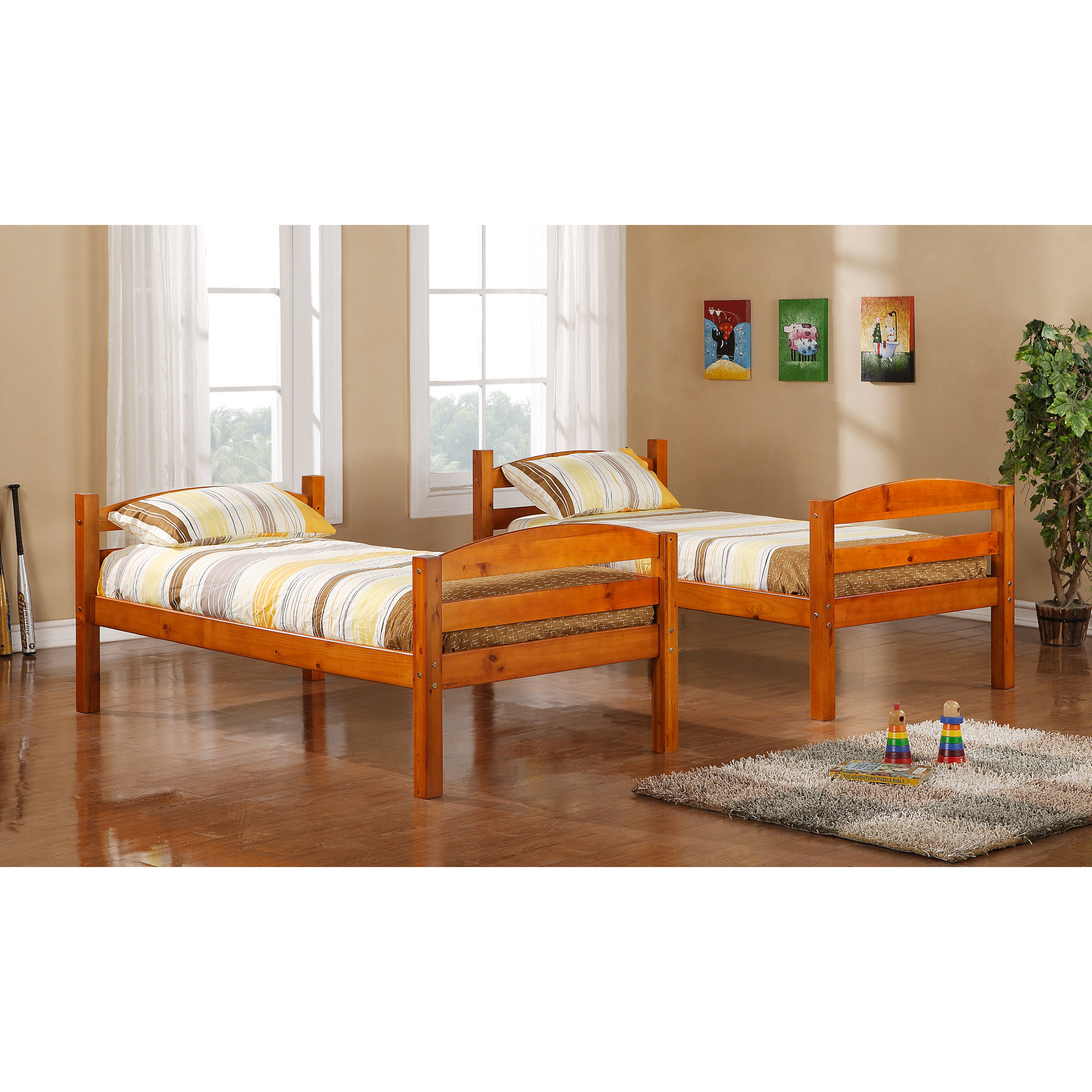 Viv + Rae Abby Twin Over Twin Bunk Bed & Reviews Wayfair.ca