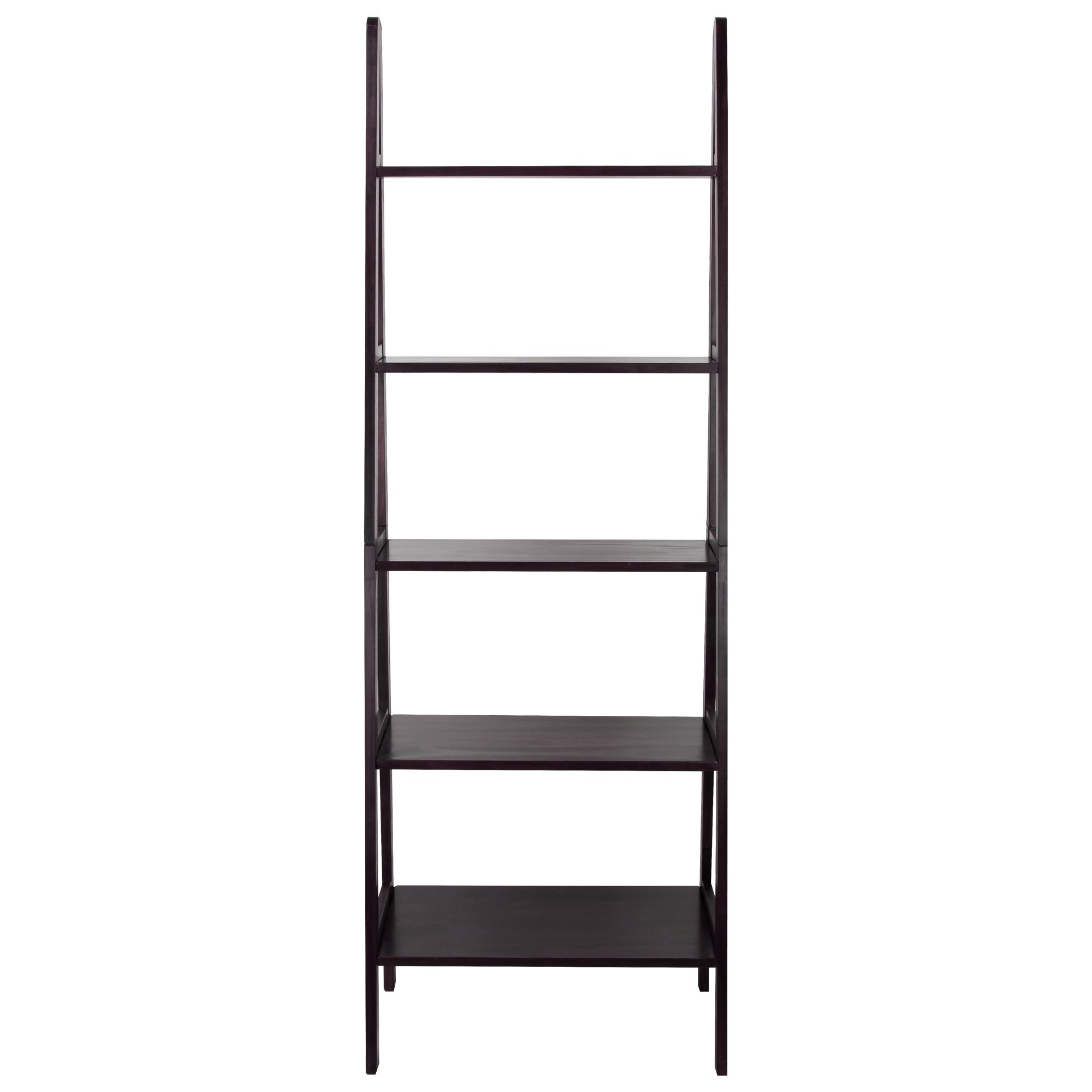 Andover Mills Channing 72 Leaning Bookcase And Reviews Wayfair