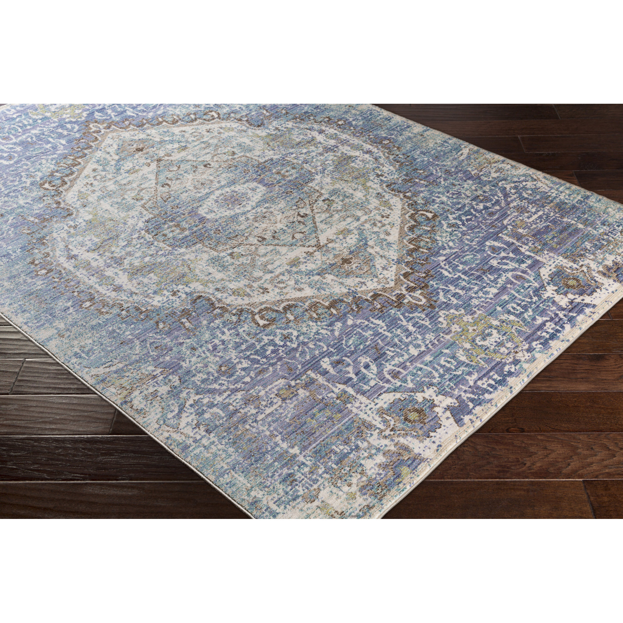 Stefan Purple/Blue Area Rug Joss & Main