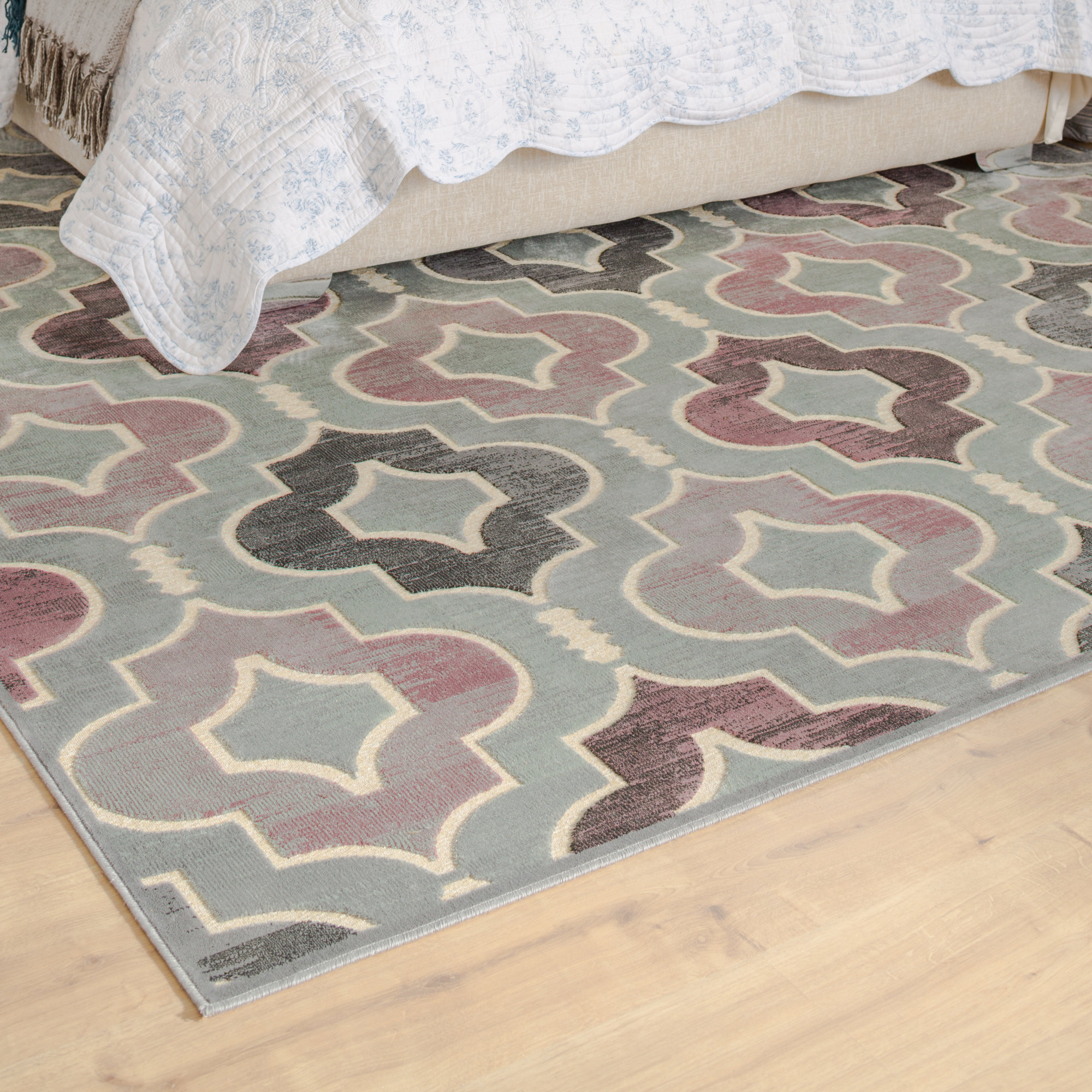 Safavieh Grey/Purple Area Rug & Reviews Wayfair.co.uk