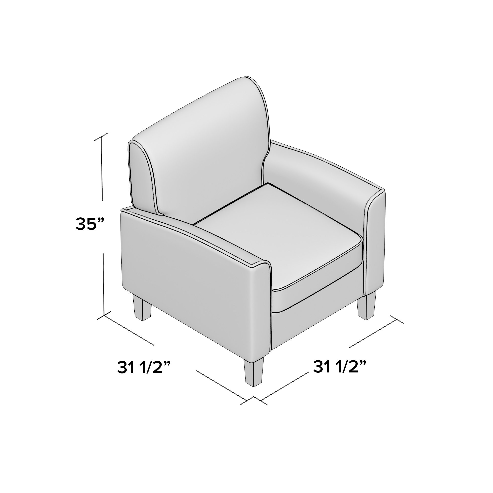 Latitude Run Upholstered Arm Chair & Reviews Wayfair