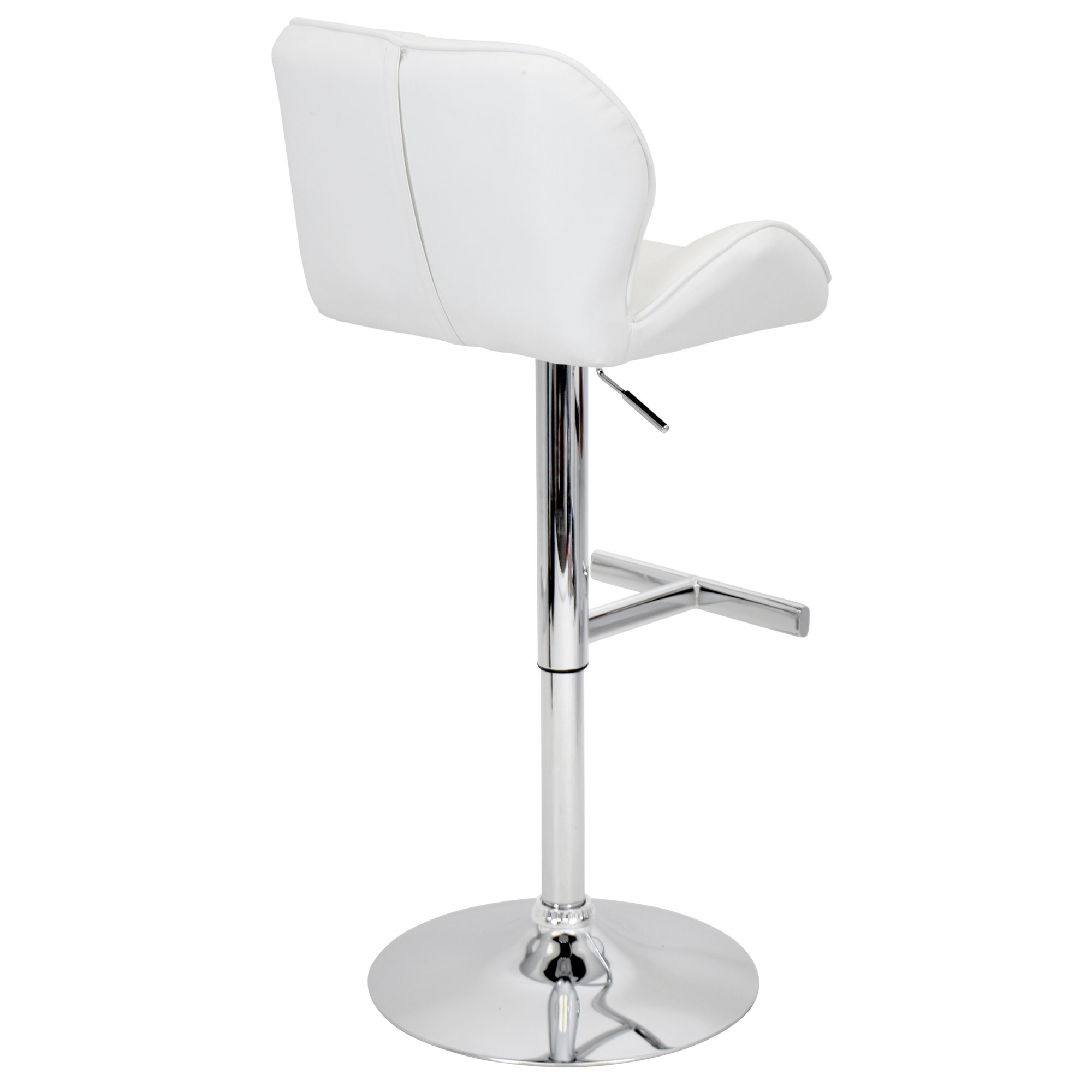 Adjustable Height Swivel Bar Stool & Reviews AllModern