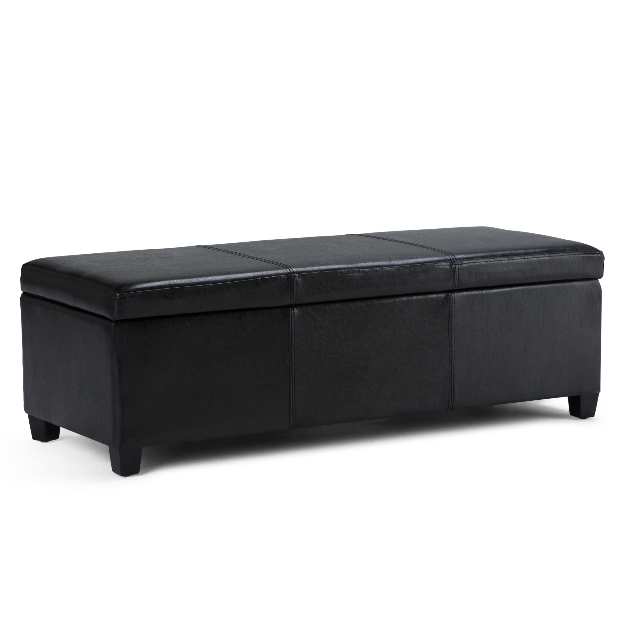 Simpli Home Avalon Large Rectangular Storage Ottoman & Reviews Wayfair